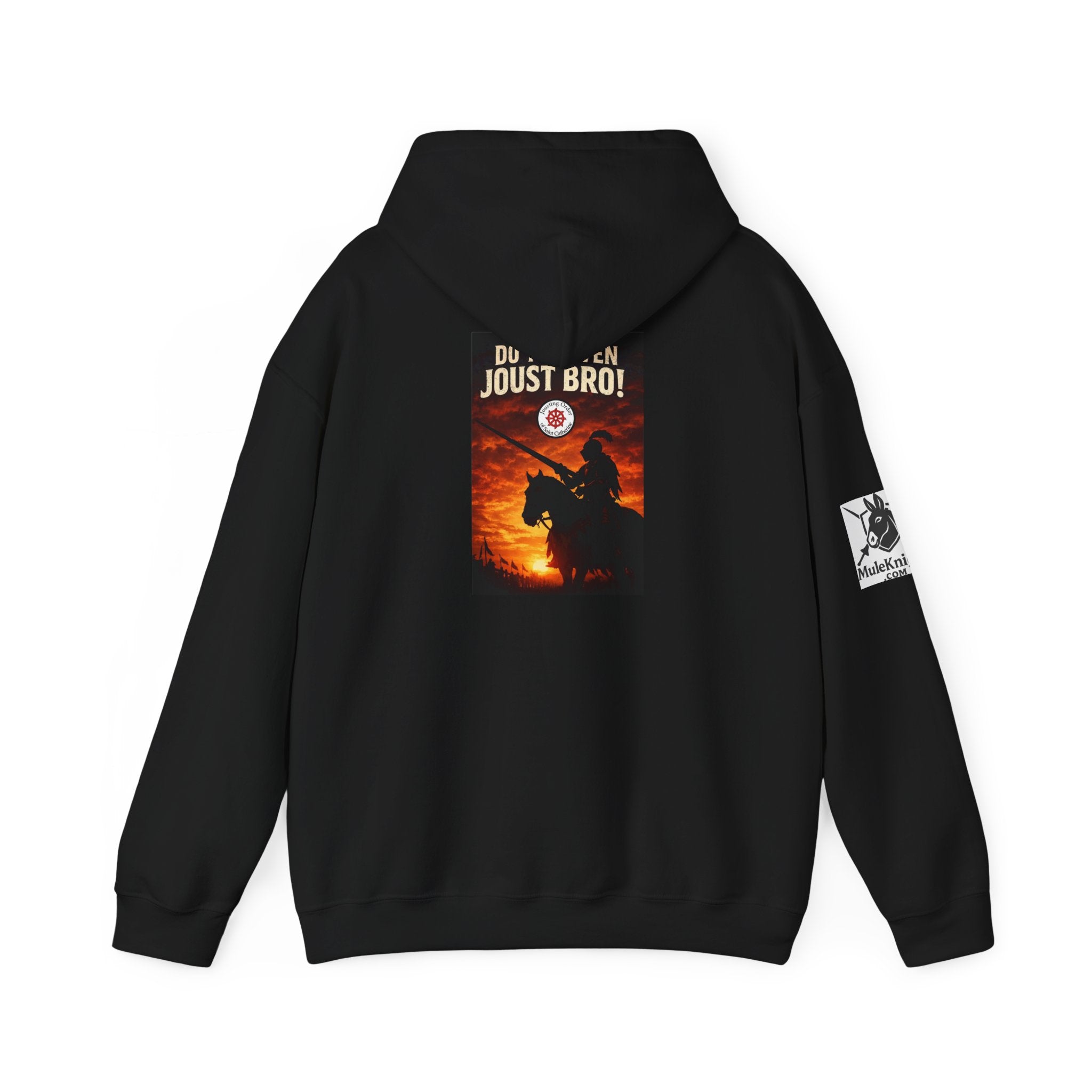 Jousting Hoodie — "Do You Even Joust Bro?" Medieval Tournament Sweatshirt