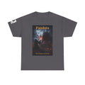 Pandora Summoning on Front - Pandora book cover on back -Purgatory Journals Book 3 -   Fantasy Novel tee