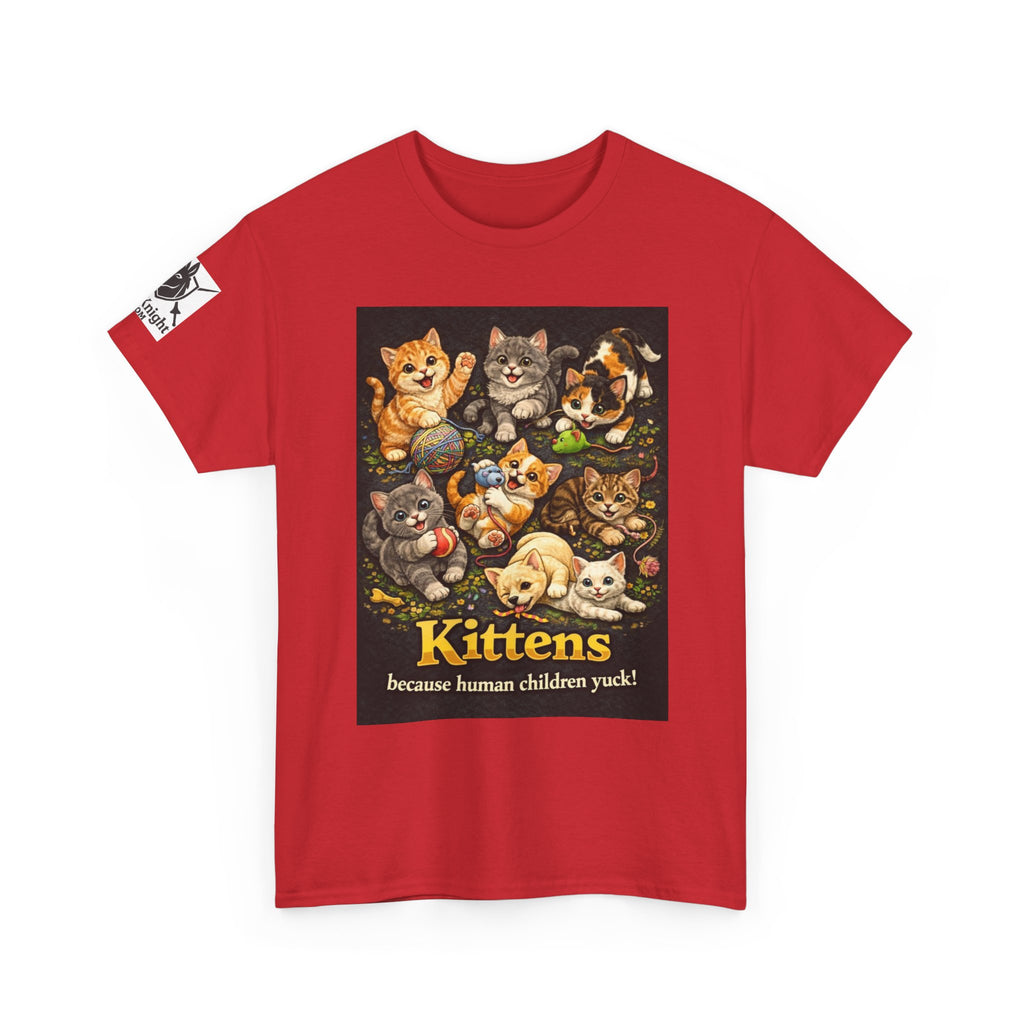 Kittens playing.  Kittens because human Children Yuck!  Teeshirt