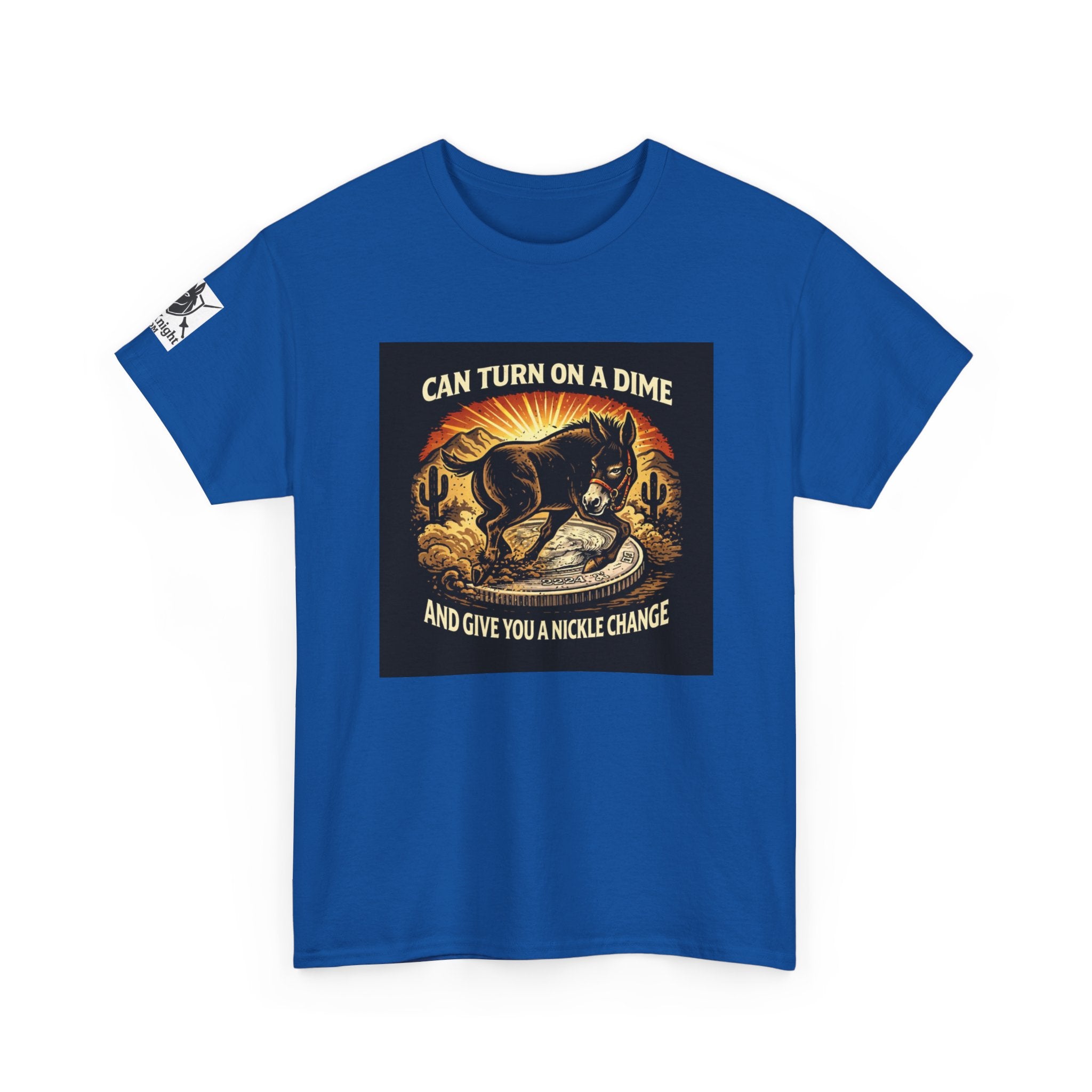 Mule Rider Retro Graphic Tee - "Can Turn on a Dime and Give You a Nickel Change"