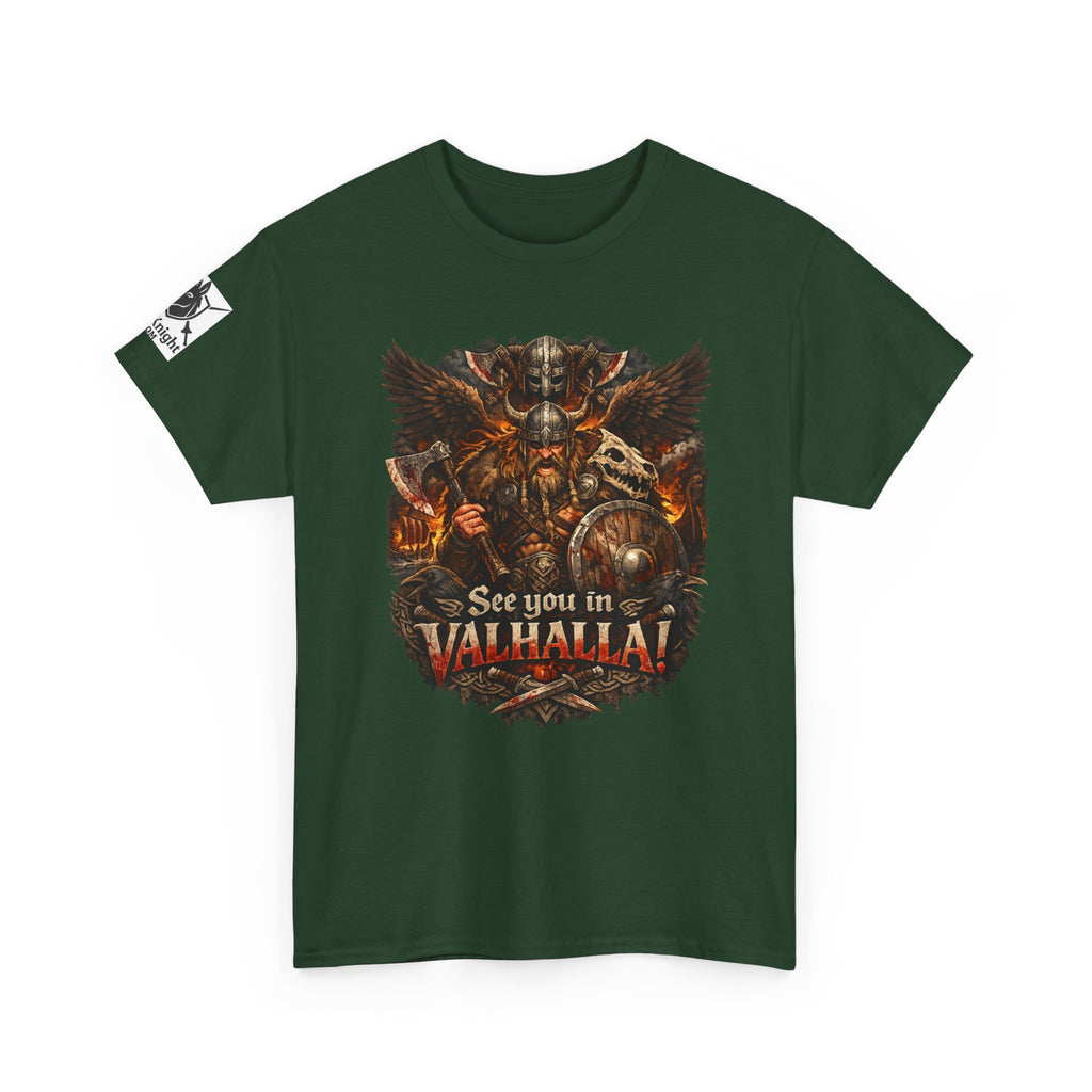 Viking shirt See you in Valhalla — Funny Knight Tee