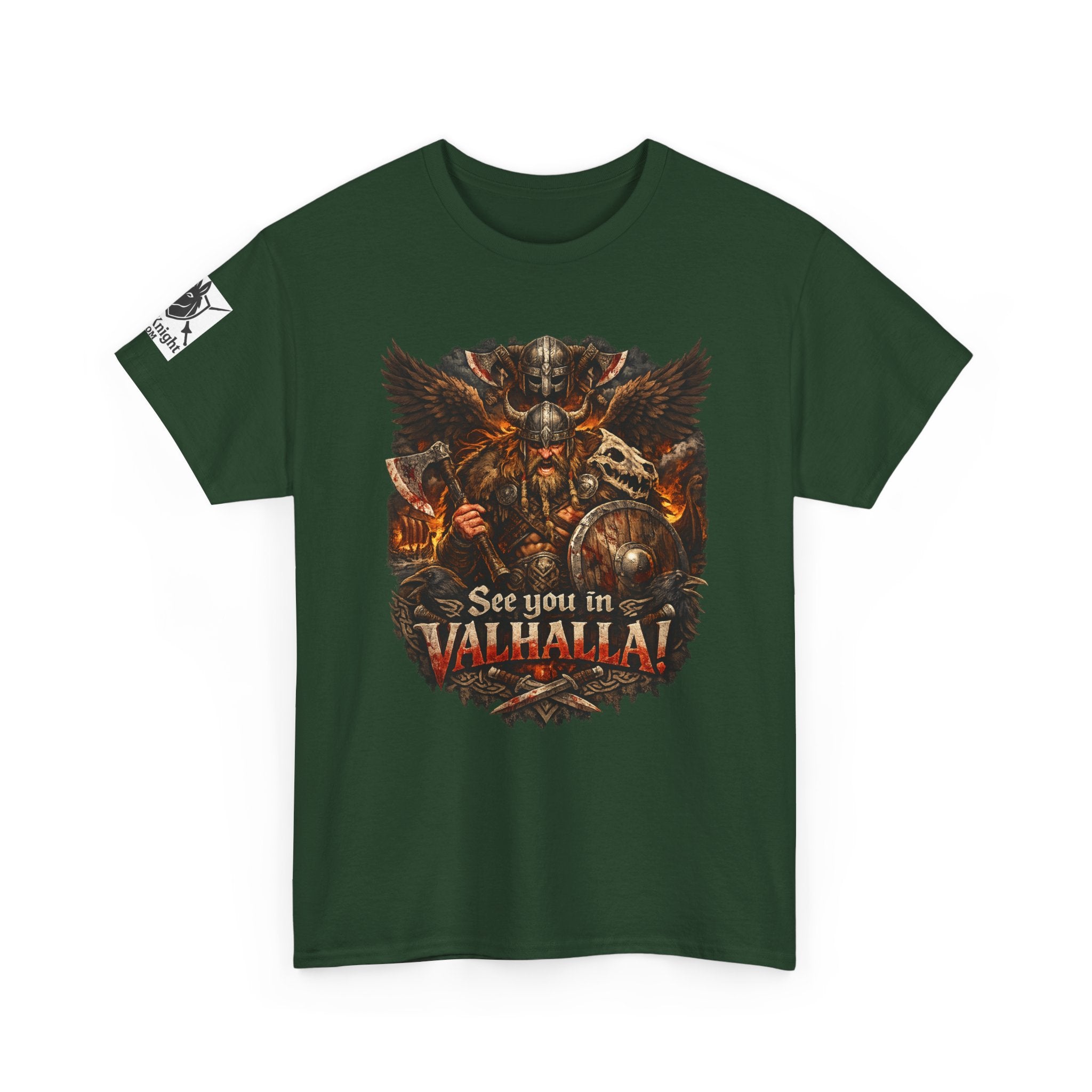 Viking shirt See you in Valhalla — Funny Knight Tee