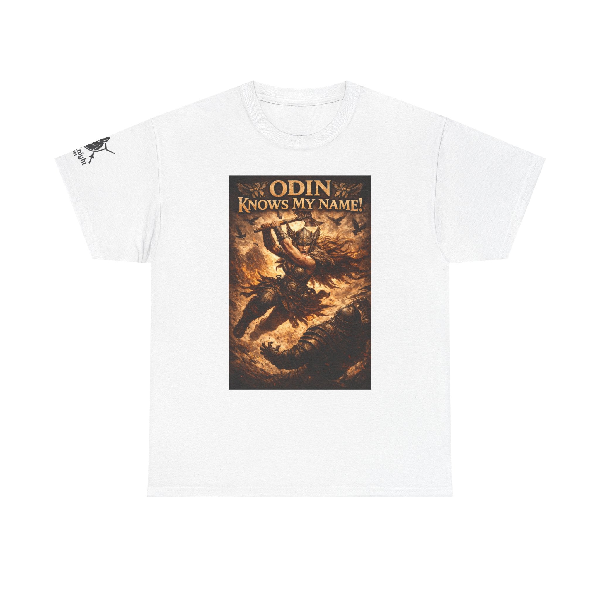 Viking Valkyrie shirt -Odin Knows my Name! — viking Tee