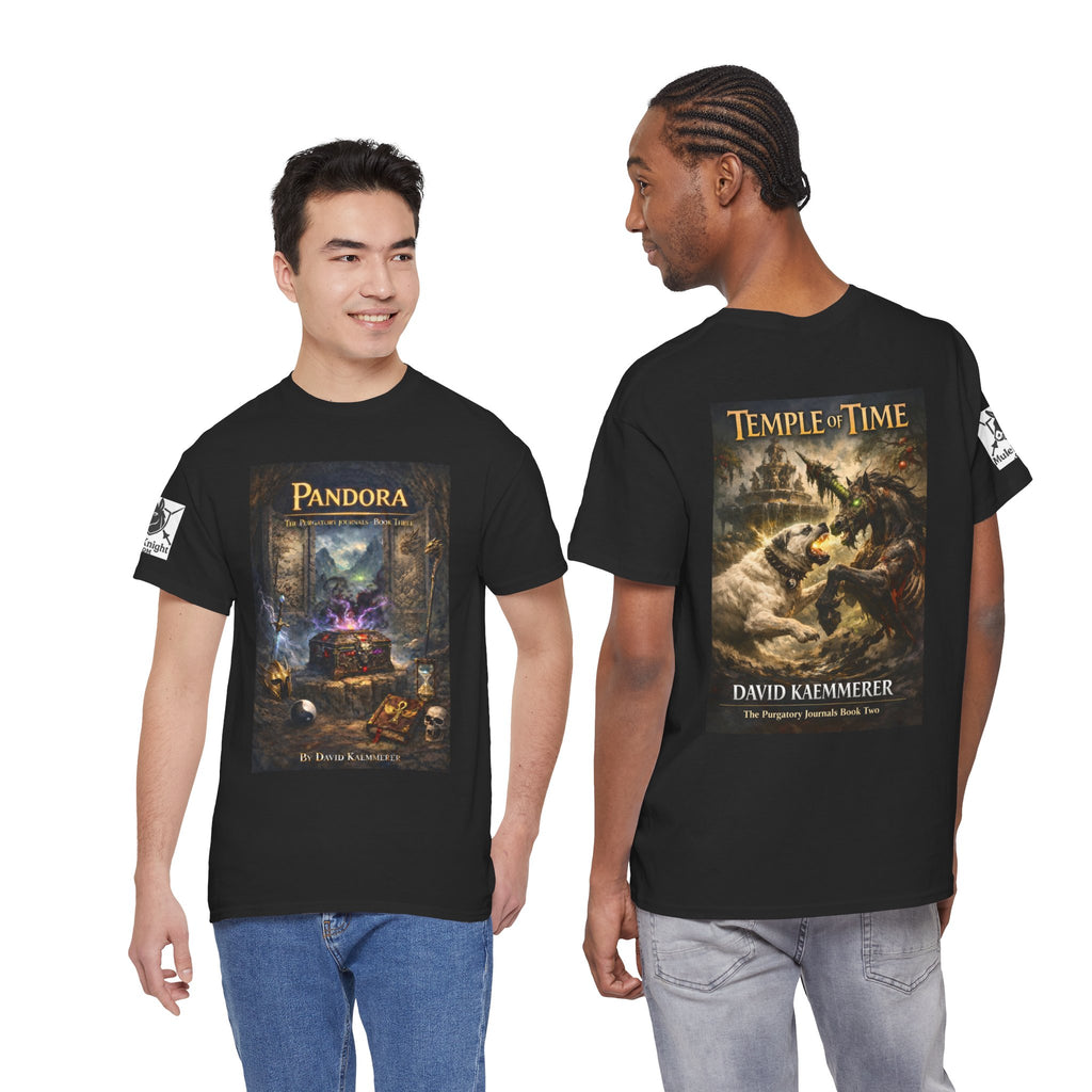 Pandora Book Cover Art and on back depicts Temple of Time