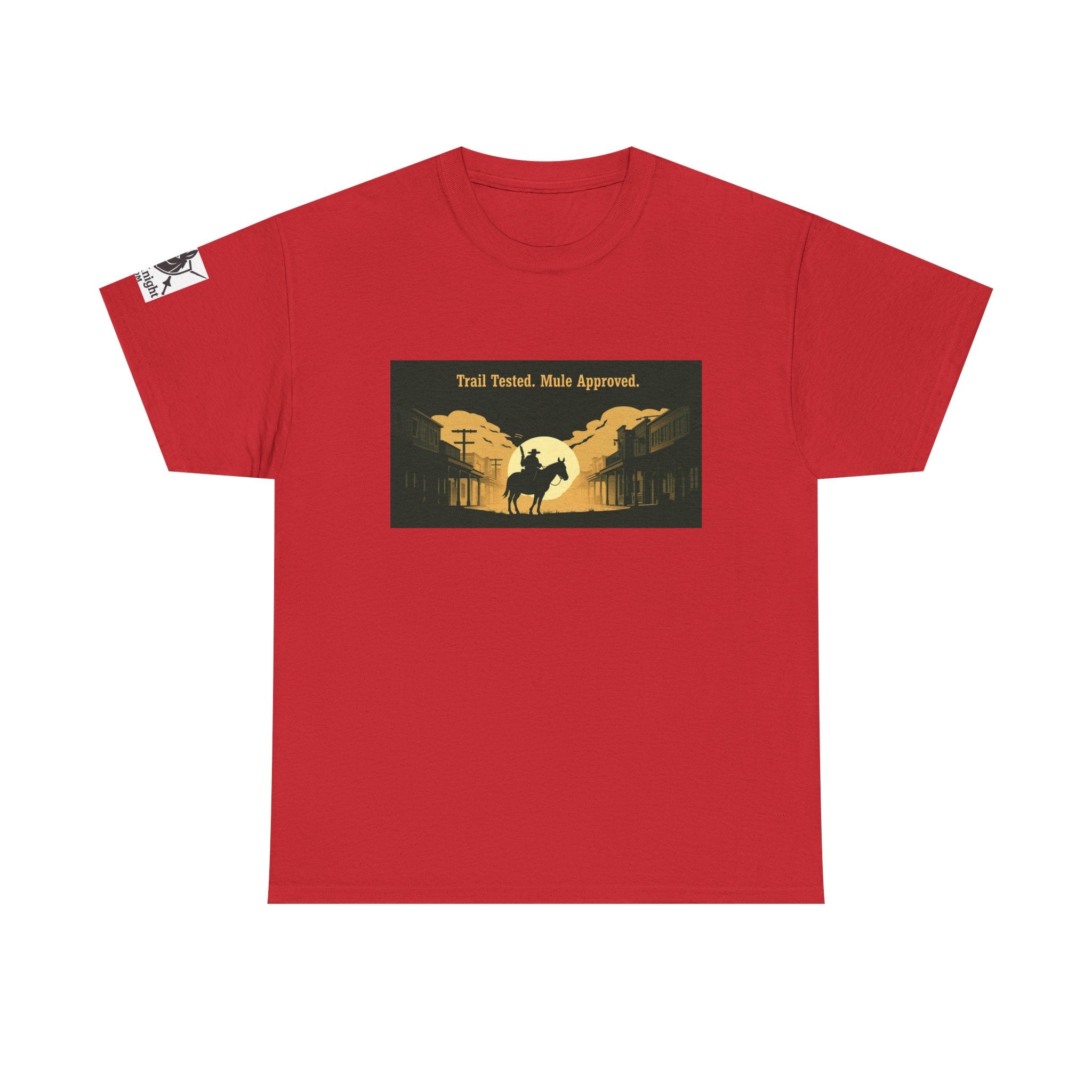 Western Rodeo T-Shirt — 'Trail Tested, Mule Approved' Vintage Cowboy Tee