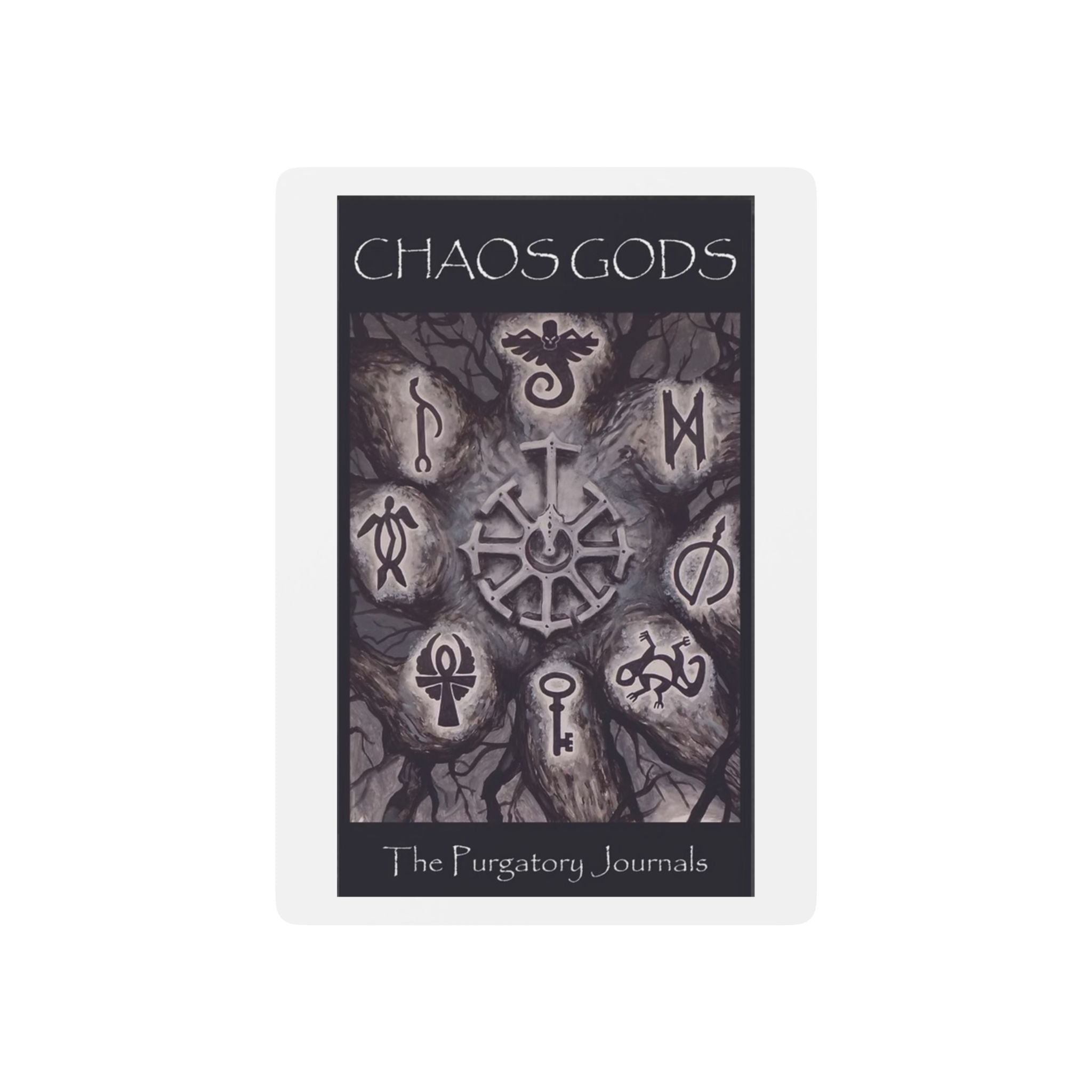 Chaos Gods - The Purgatory Journals Fantasy Poker Playing Cards — Decorative Ace of Spades Deck for Gamers & Collectors