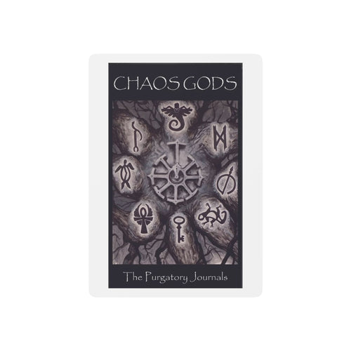 Chaos Gods - The Purgatory Journals Fantasy Poker Playing Cards — Decorative Ace of Spades Deck for Gamers & Collectors