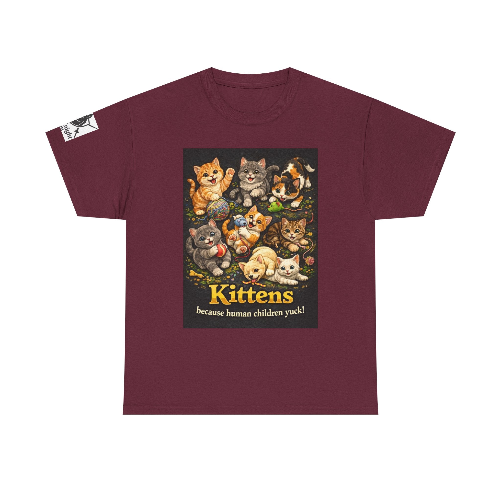 Kittens playing.  Kittens because human Children Yuck!  Teeshirt