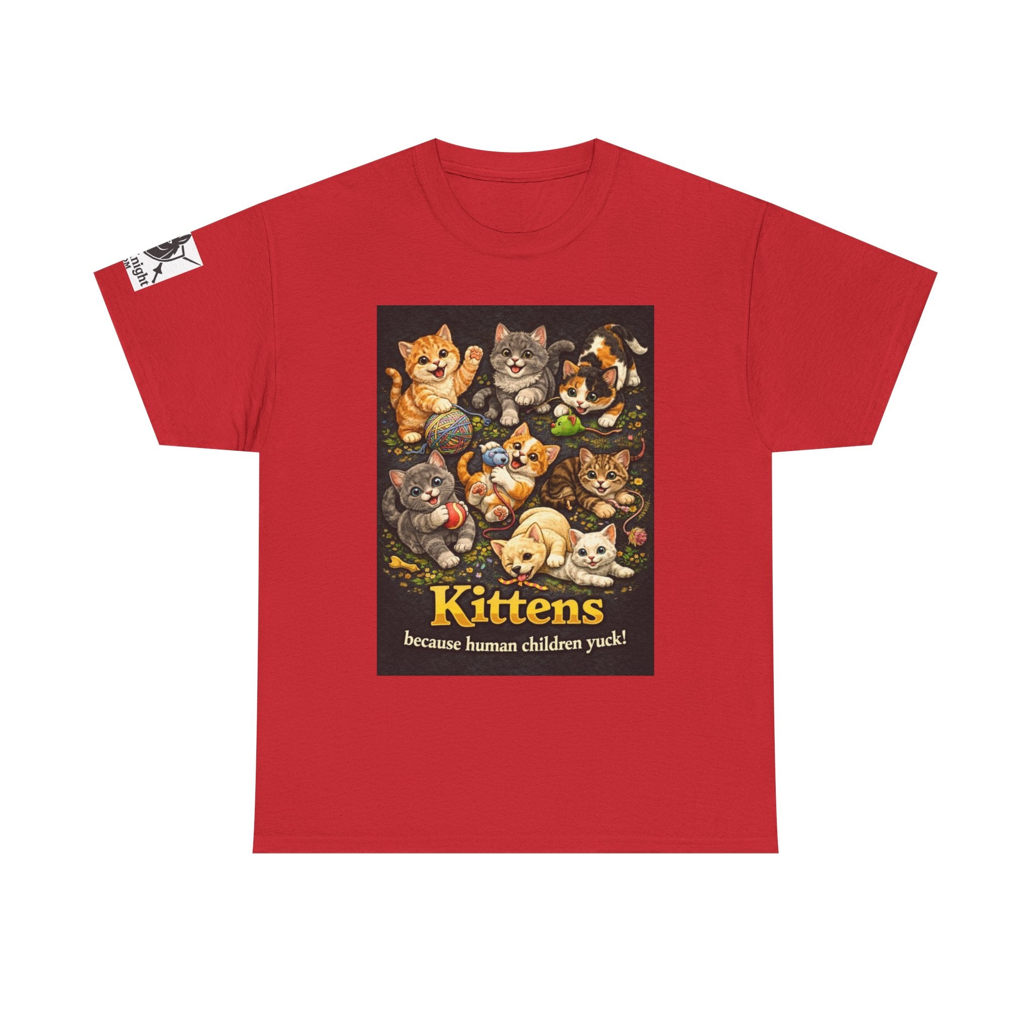 Kittens playing.  Kittens because human Children Yuck!  Teeshirt