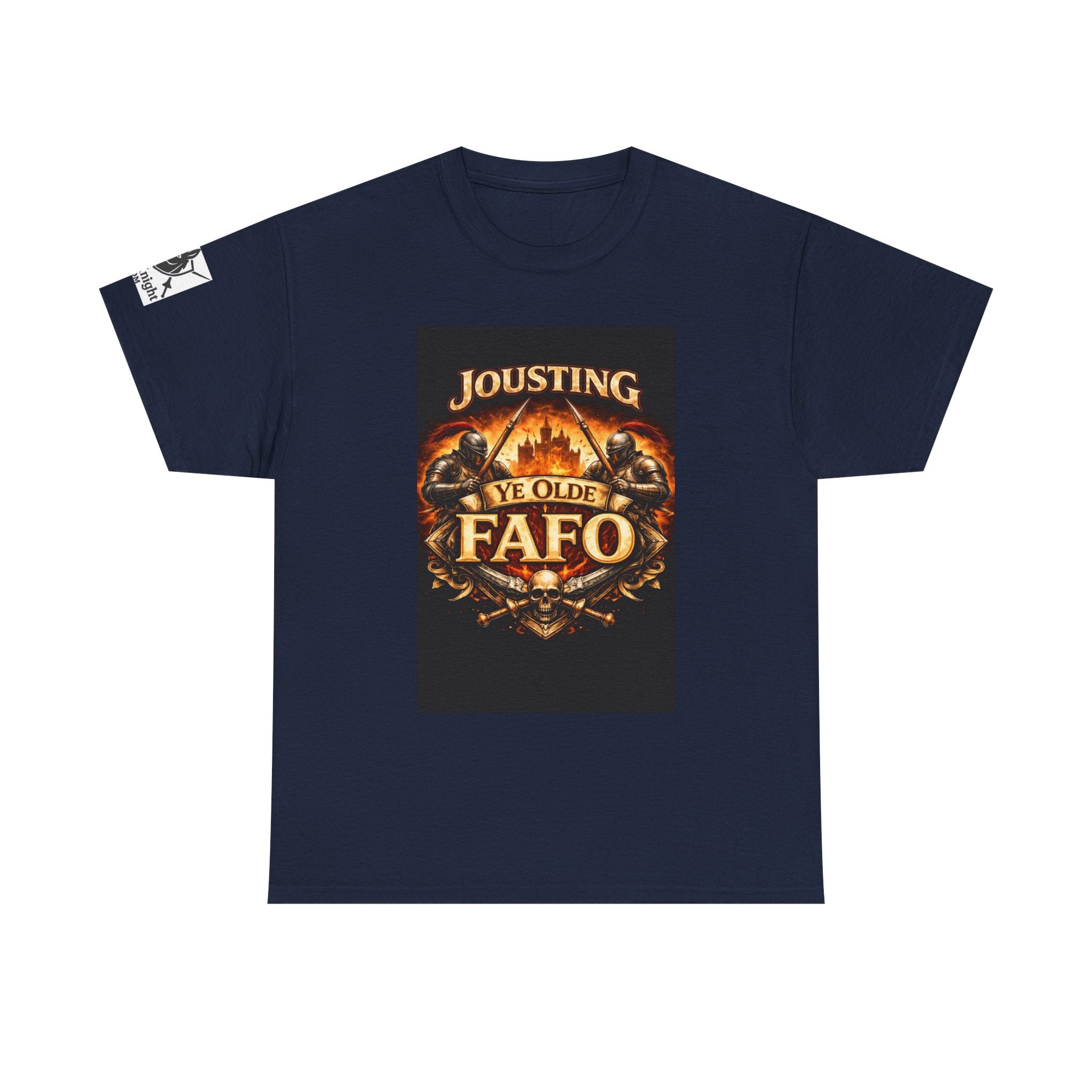 Jousting Ye Olde Fafo T-Shirt — Medieval Vintage Tournament Graphic Tee