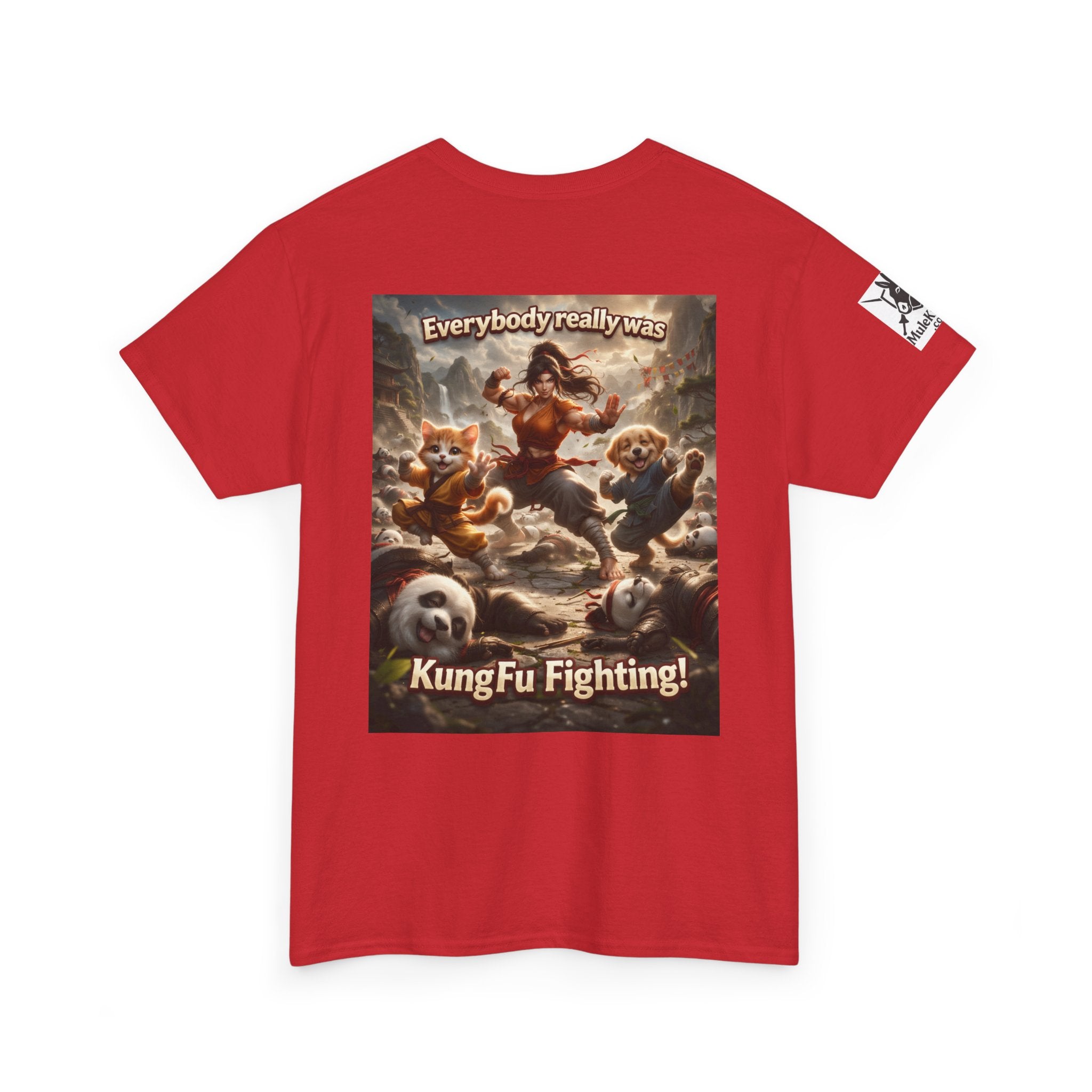 Gaming Tee— “Everybody really was KungFu fighting!." funny tee