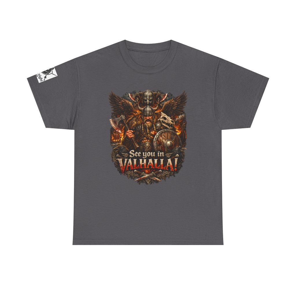 Viking shirt See you in Valhalla — Funny Knight Tee
