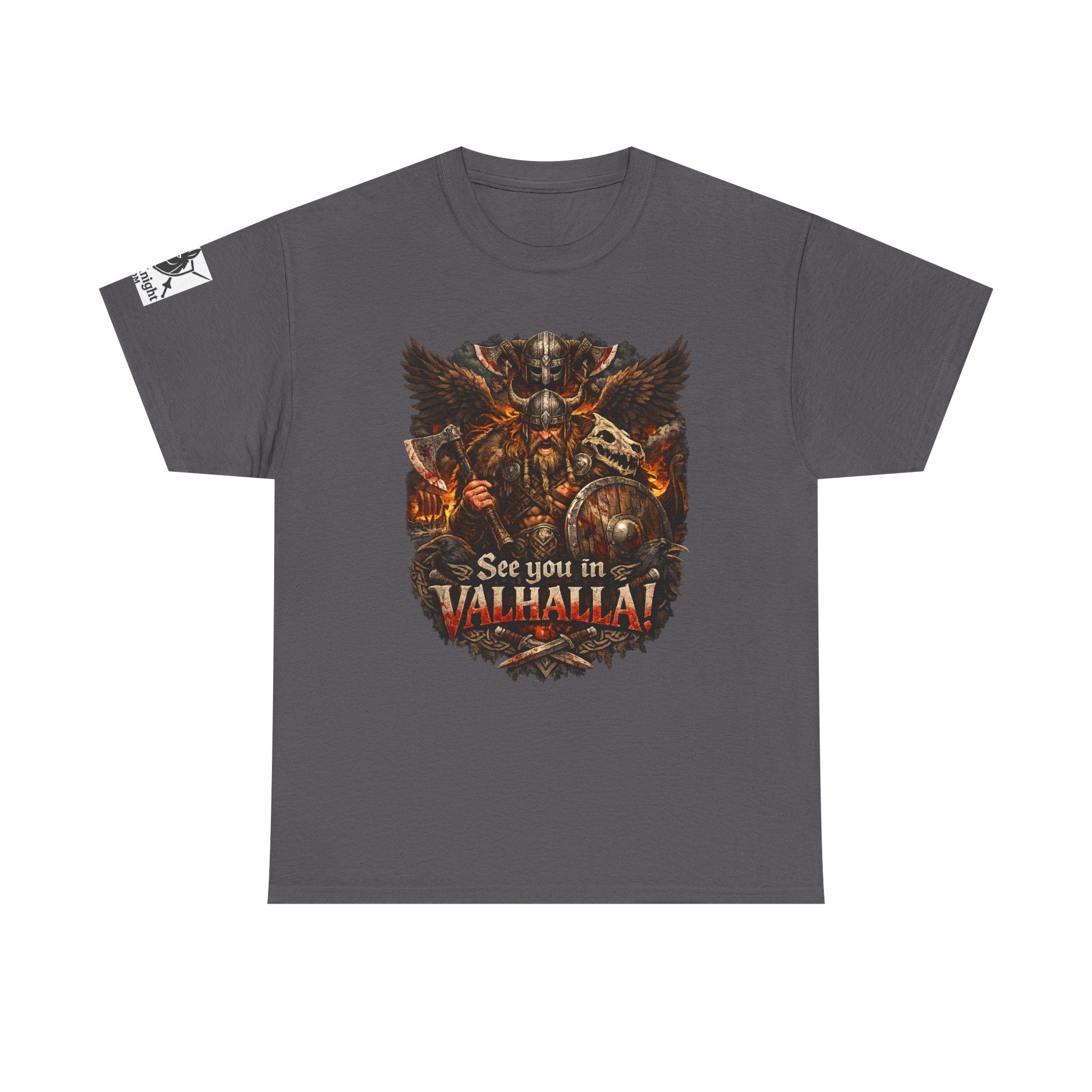 Viking shirt See you in Valhalla — Funny Knight Tee