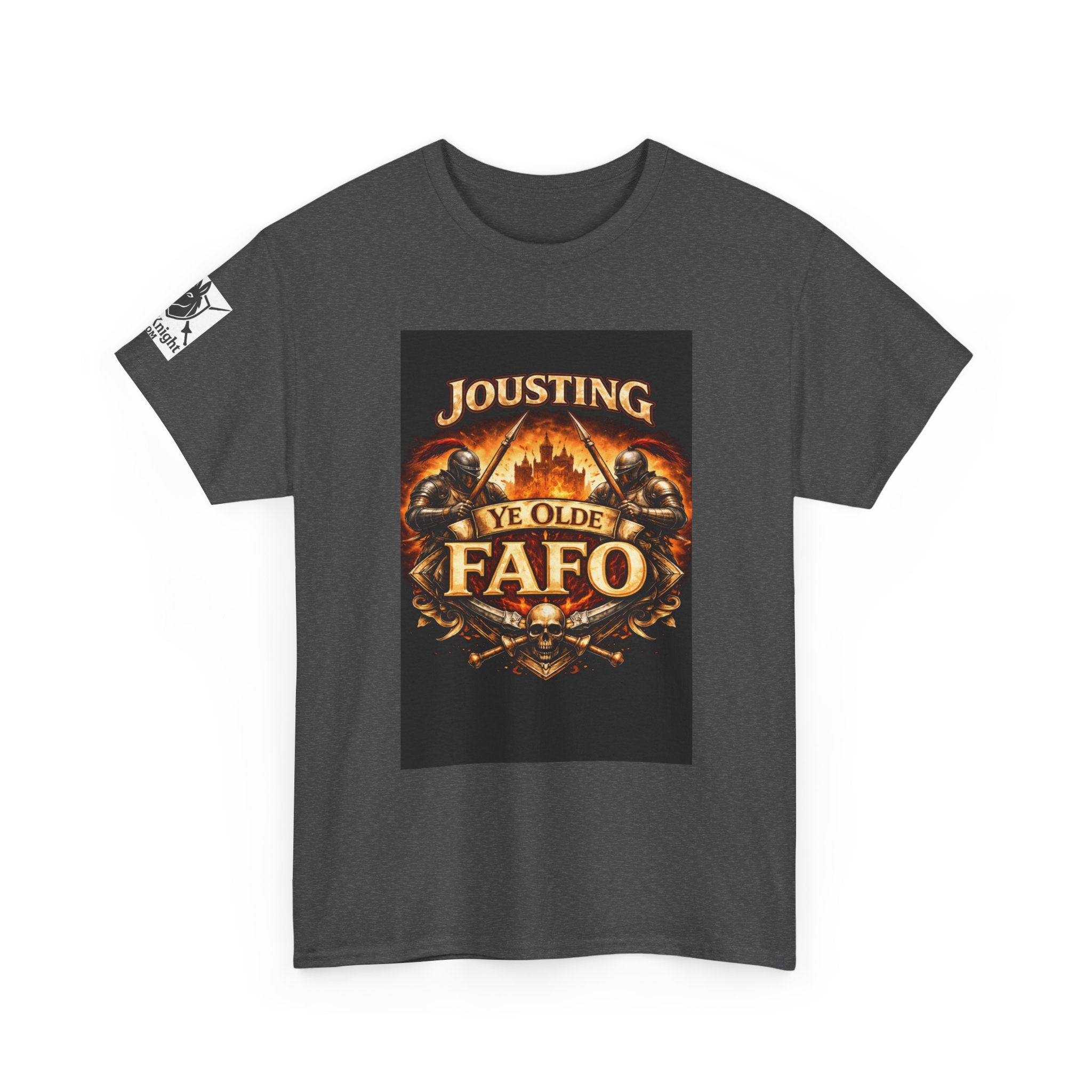 Jousting Ye Olde Fafo T-Shirt — Medieval Vintage Tournament Graphic Tee