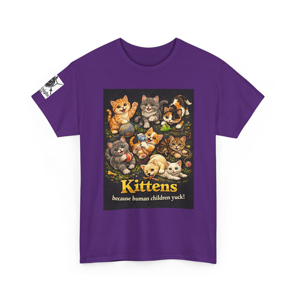 Kittens playing.  Kittens because human Children Yuck!  Teeshirt