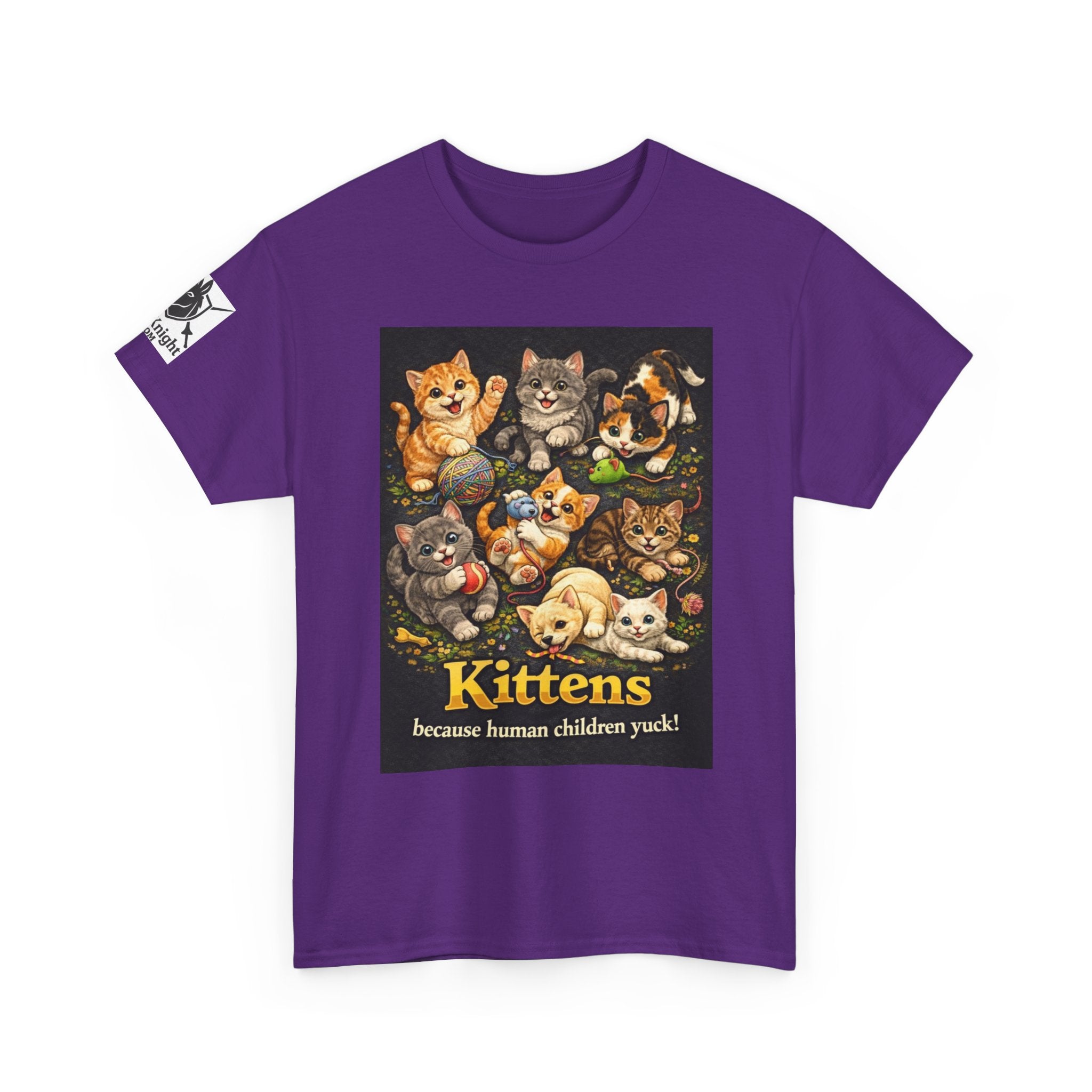 Kittens playing.  Kittens because human Children Yuck!  Teeshirt