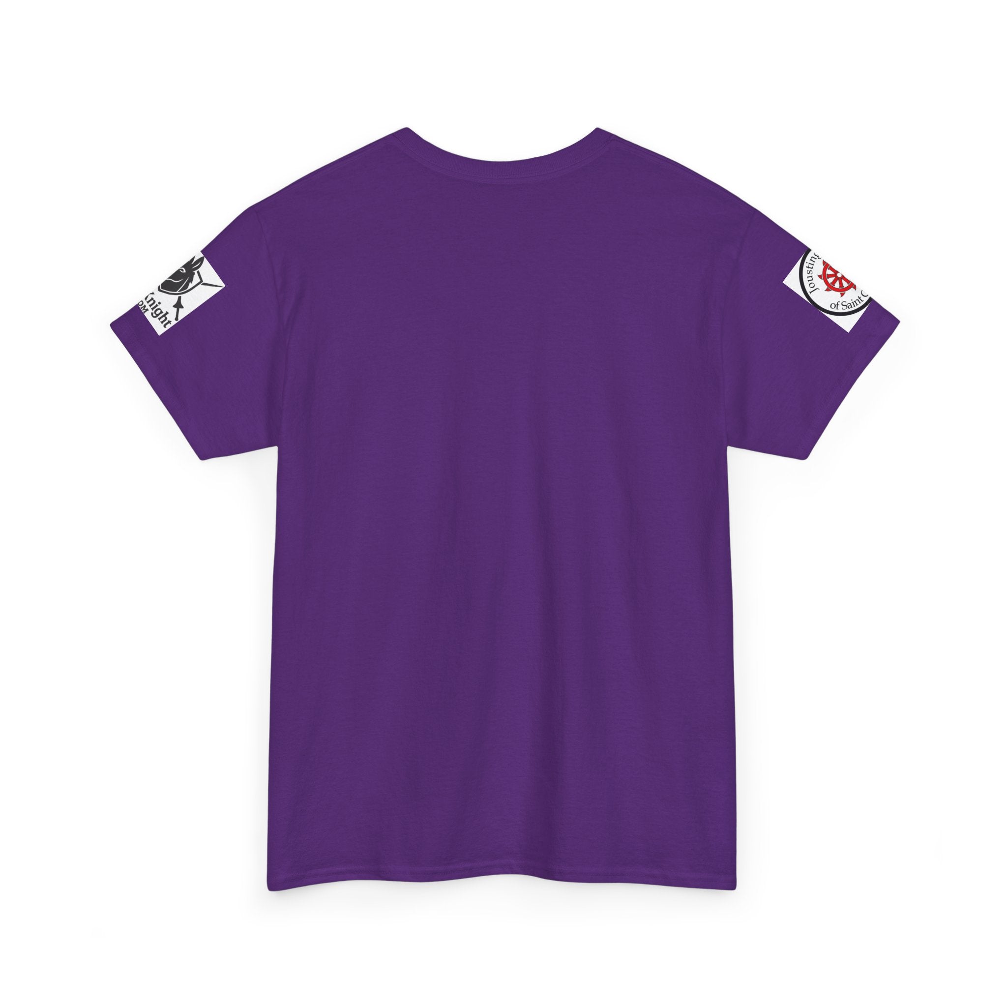 Saint Catherine Jousting Order  Tee — Vintage Stained Glass Saint/Jousting T‑Shirt