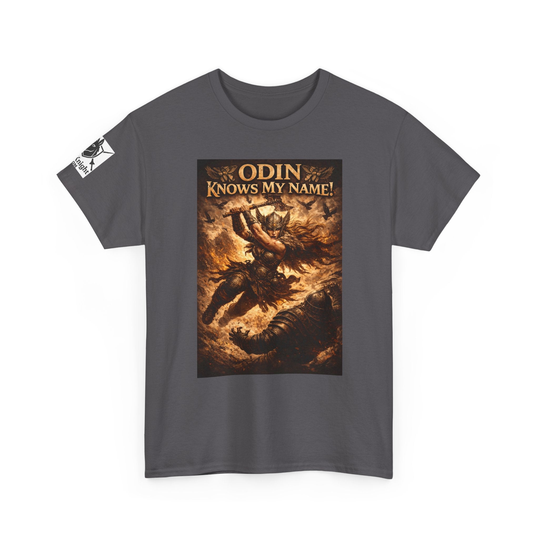 Viking Valkyrie shirt -Odin Knows my Name! — viking Tee