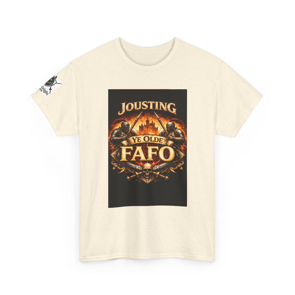 Jousting Ye Olde Fafo T-Shirt — Medieval Vintage Tournament Graphic Tee
