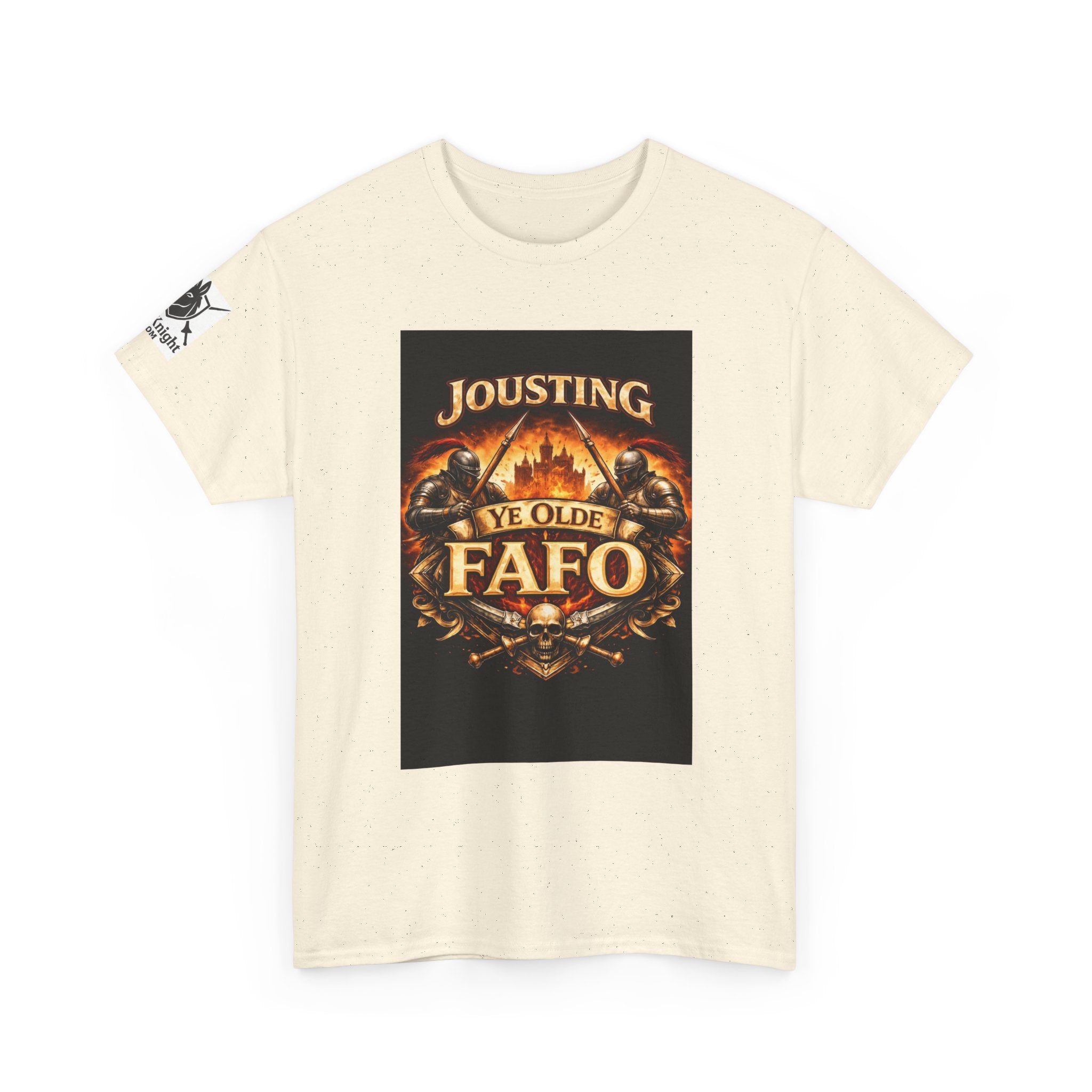 Jousting Ye Olde Fafo T-Shirt — Medieval Vintage Tournament Graphic Tee