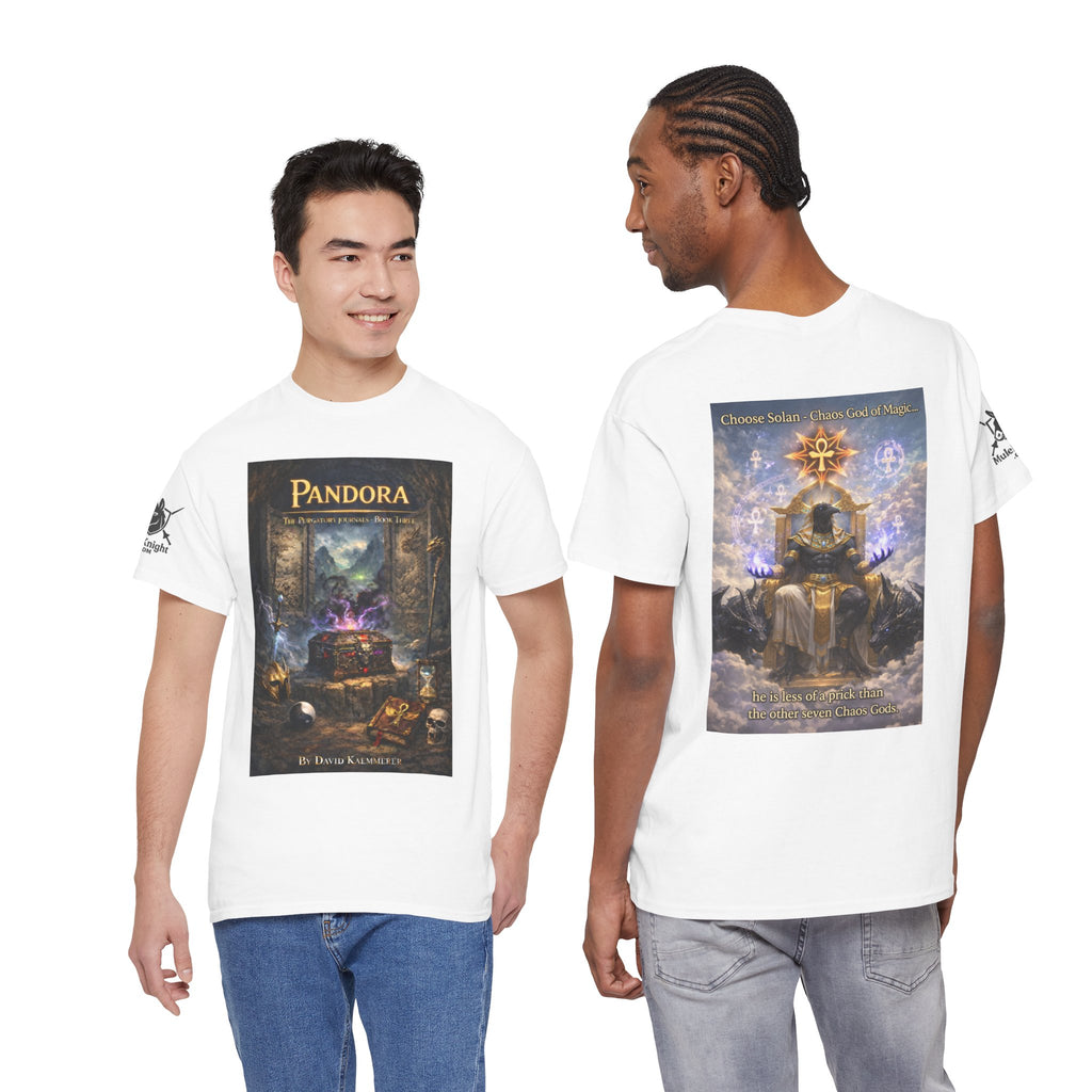 The Purgatory Journals Novels Pandora - Solan God of Chaos  Print -Graphic Tee