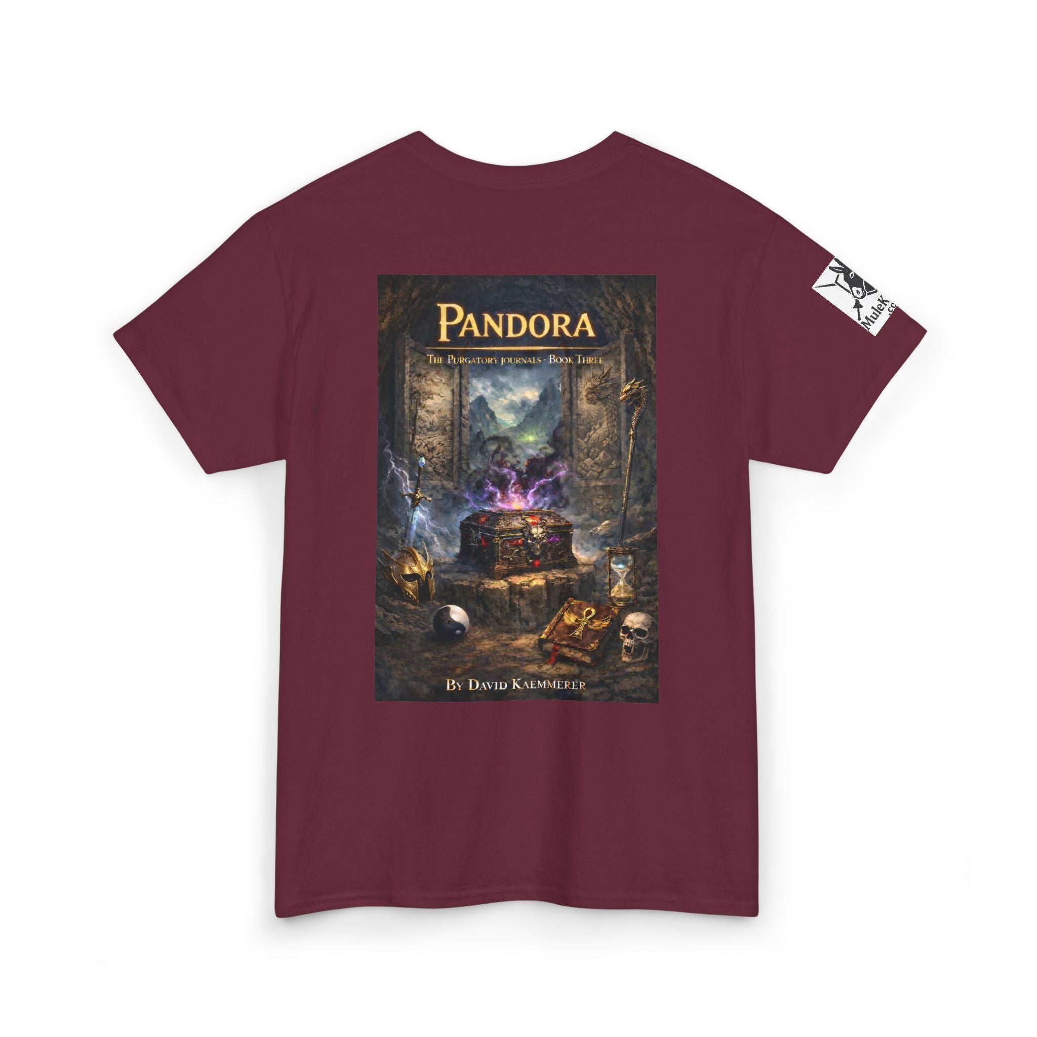 Pandora -Purgatory Journals Book 3 Graphic Tee — Fantasy Novel tee