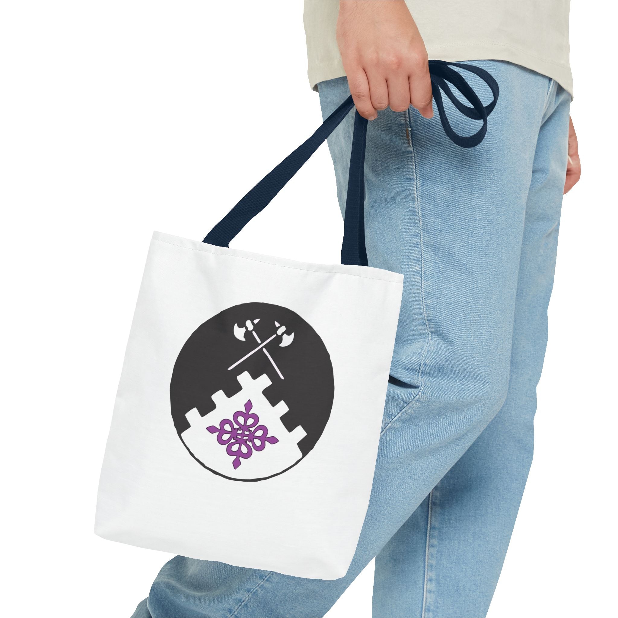 Iren Hirth logo Tote Bag — Medieval Heraldry Canvas Tote