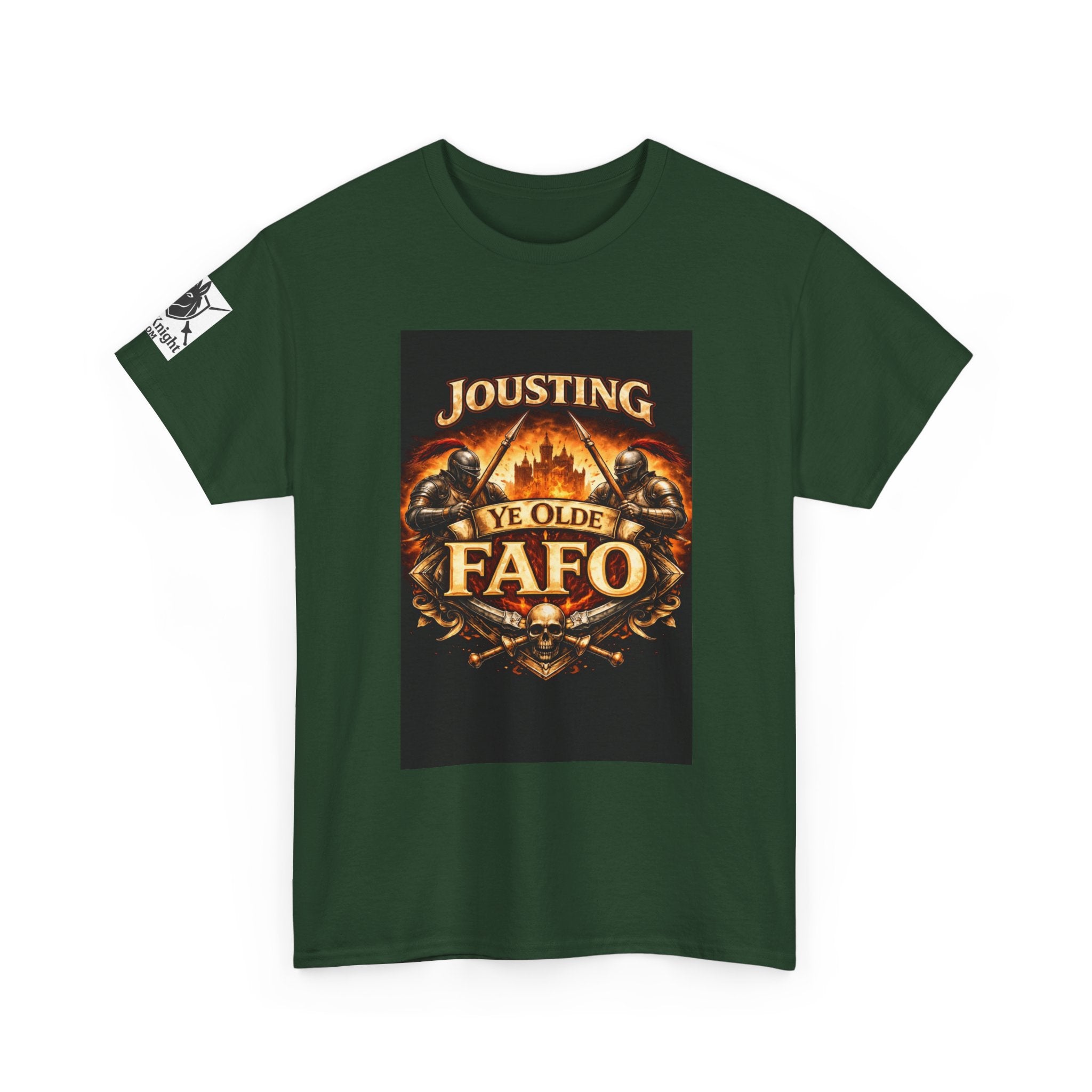 Jousting Ye Olde Fafo T-Shirt — Medieval Vintage Tournament Graphic Tee