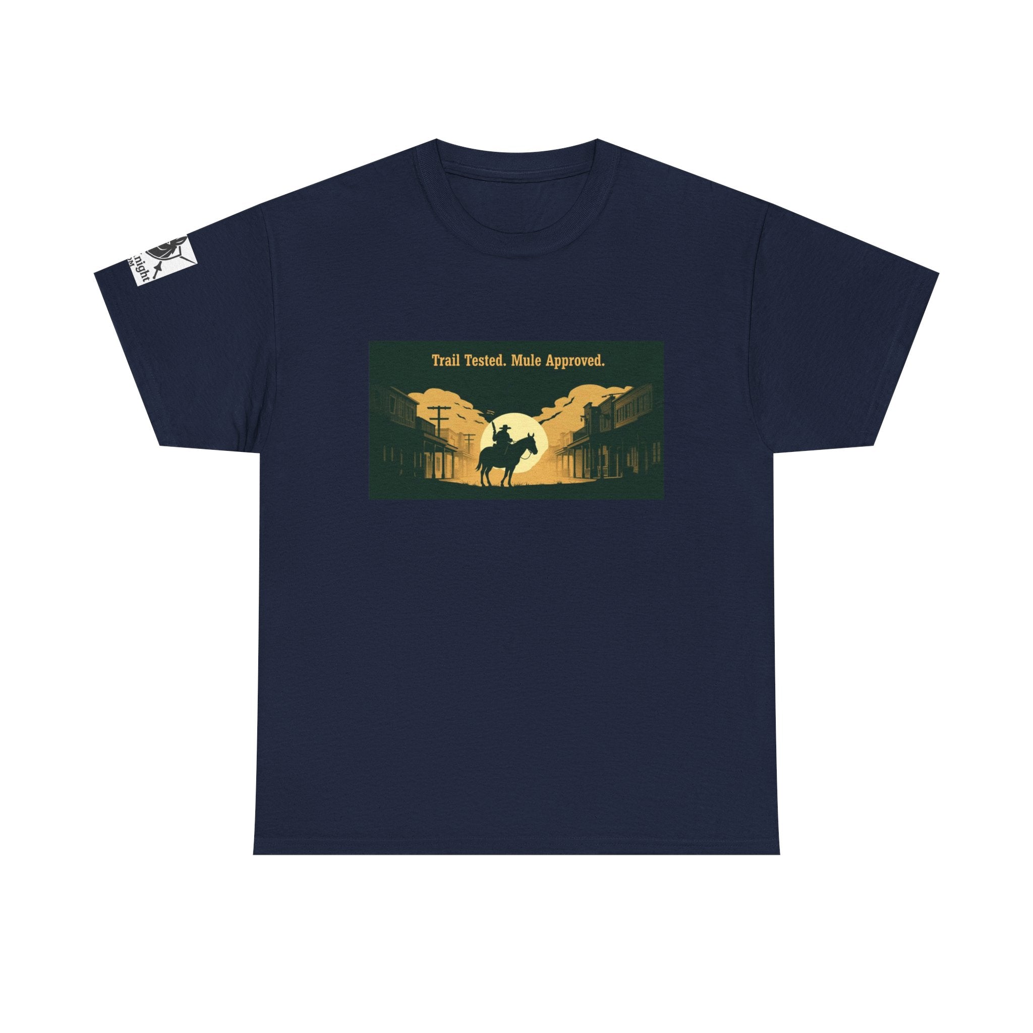 Western Rodeo T-Shirt — 'Trail Tested, Mule Approved' Vintage Cowboy Tee
