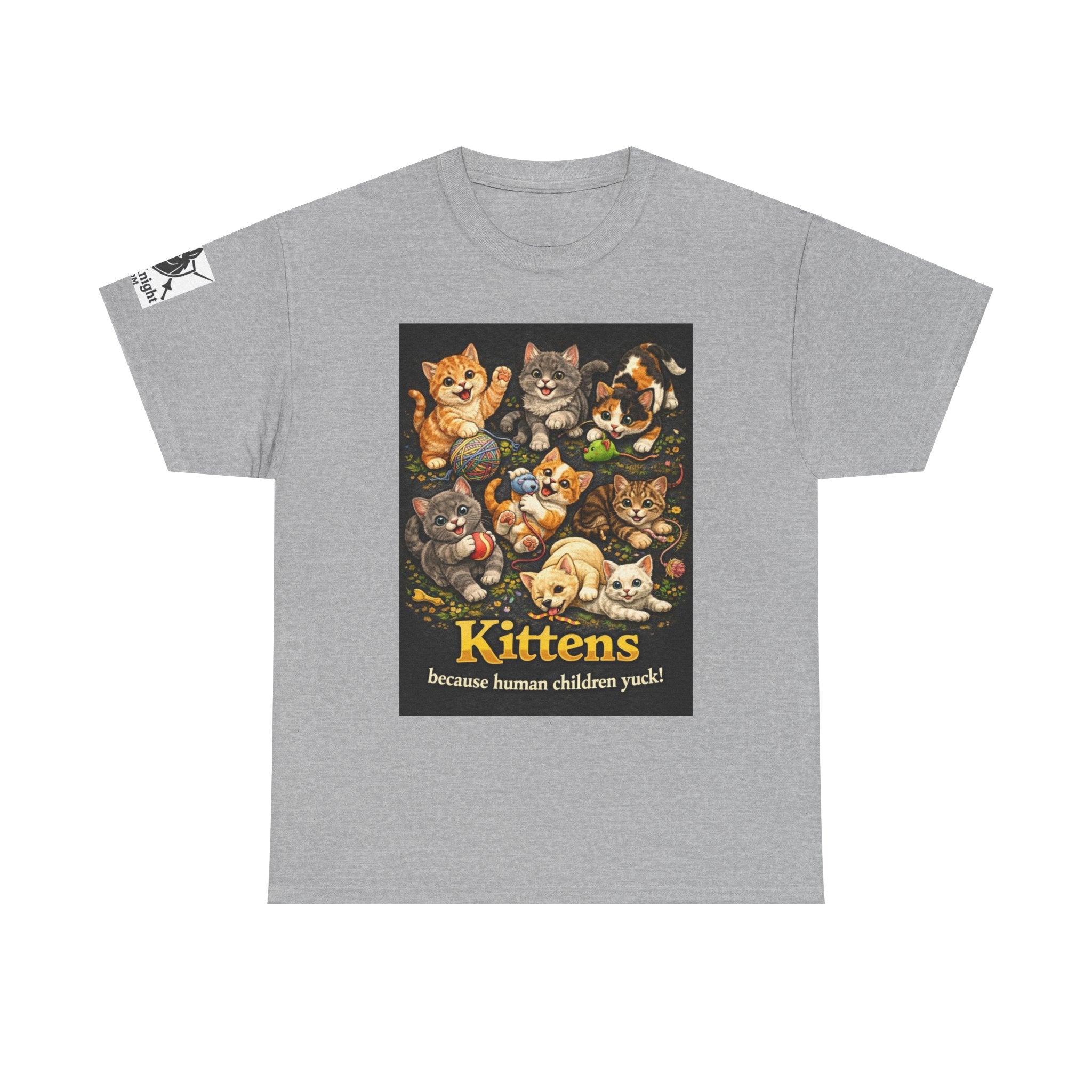 Kittens playing.  Kittens because human Children Yuck!  Teeshirt