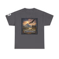 USA Flag Graphic Tee - "Land of the Free -Because of the Brave!"