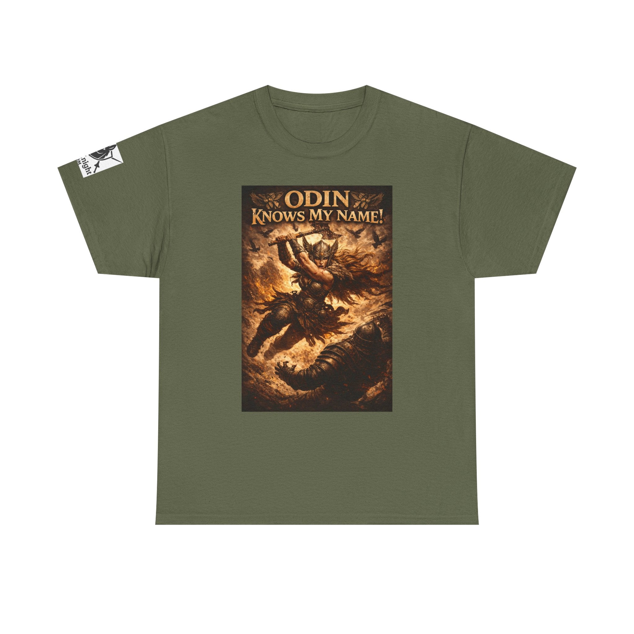 Viking Valkyrie shirt -Odin Knows my Name! — viking Tee
