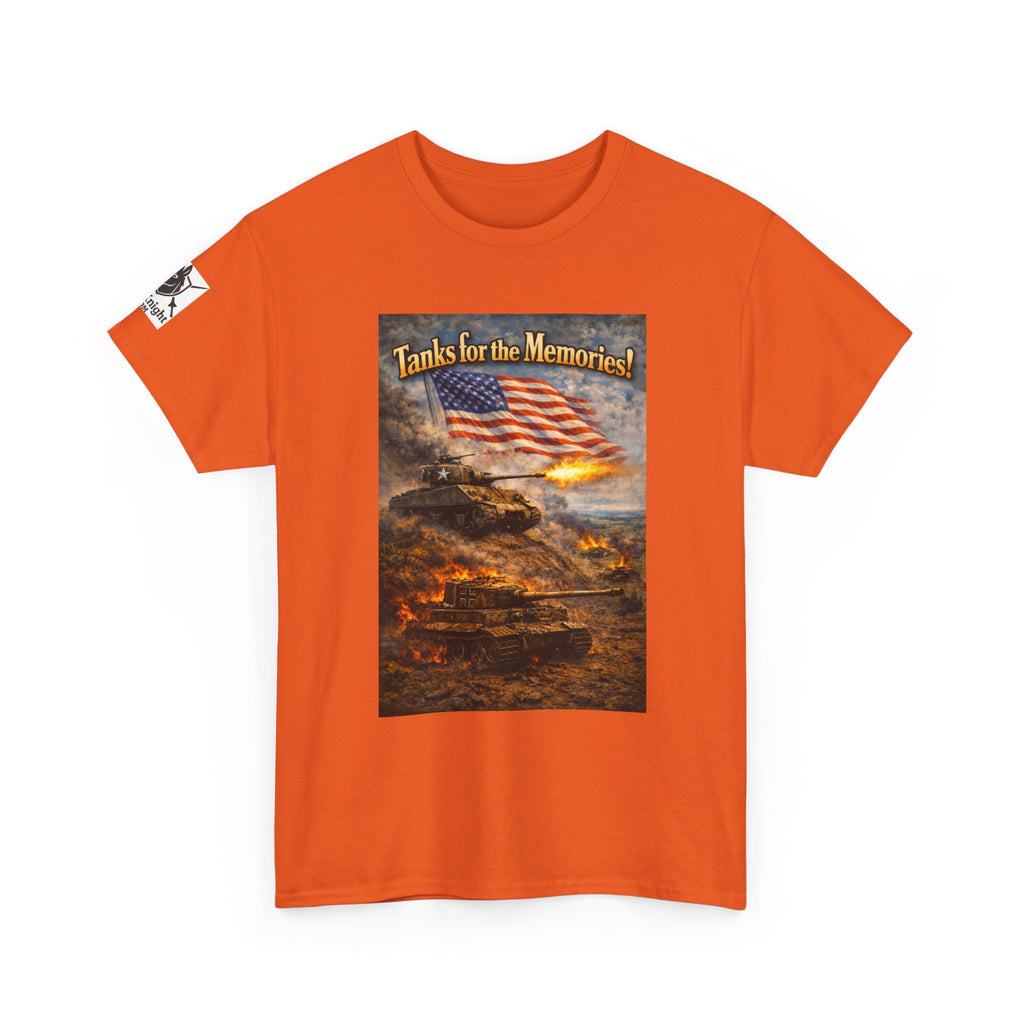 WWII Tank Battle USA Graphic Tee - "Tanks for the Memories"