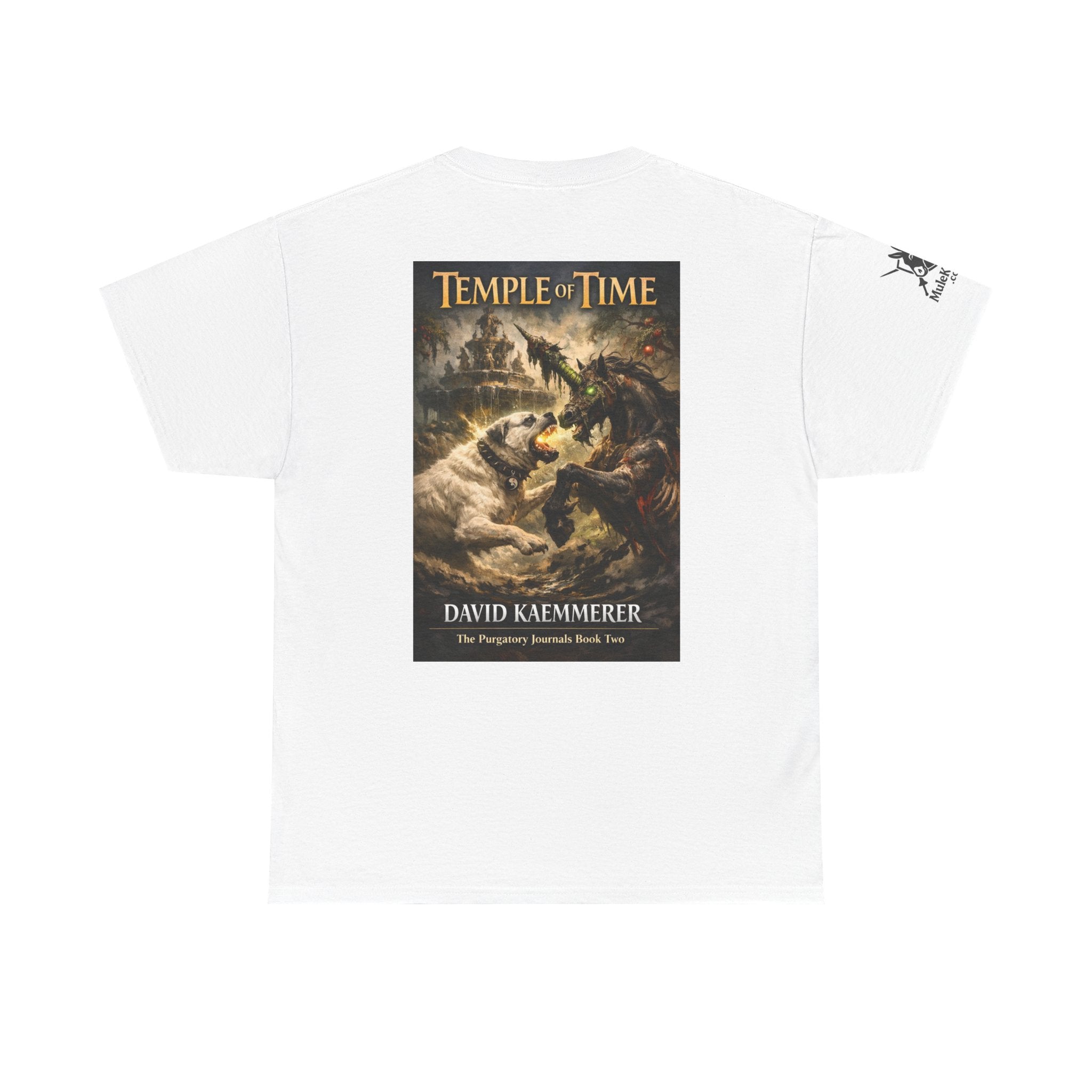 Pandora Book Cover Art and on back depicts Temple of Time