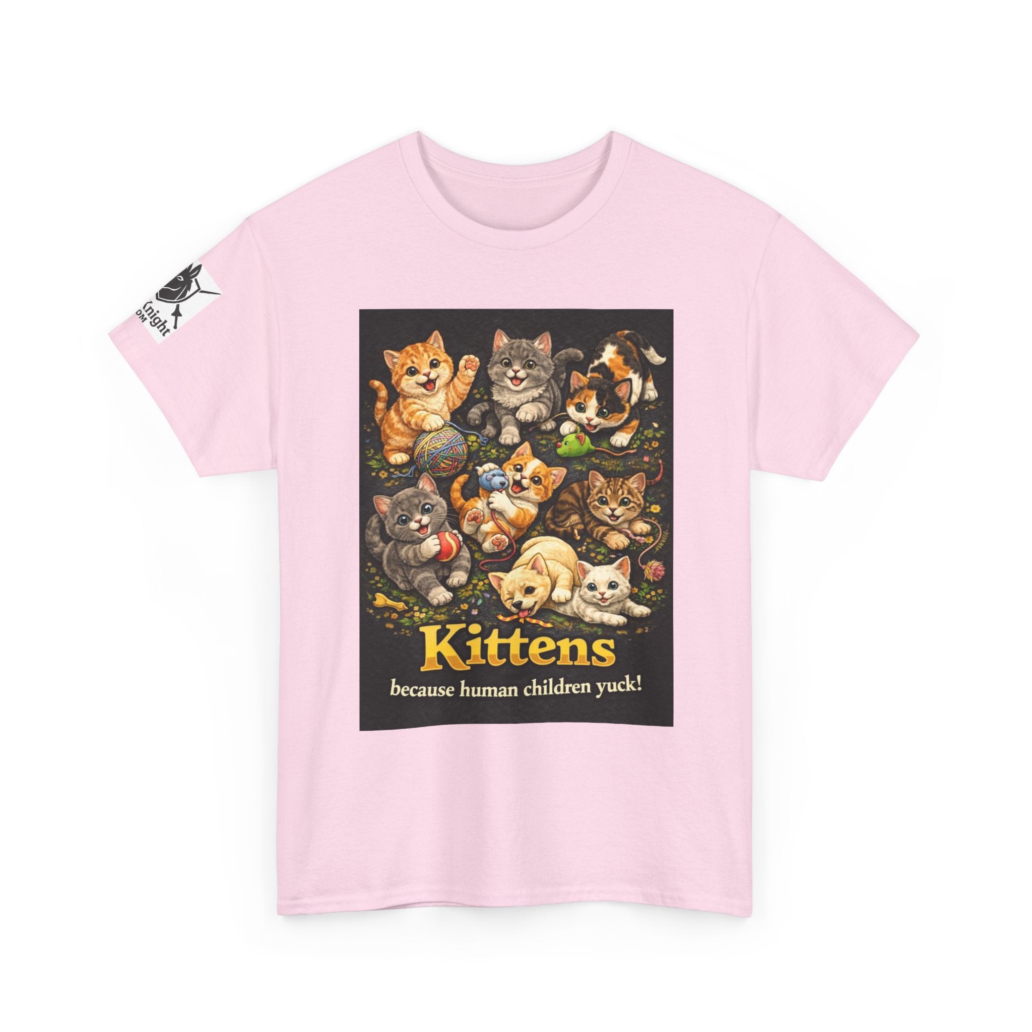 Kittens playing.  Kittens because human Children Yuck!  Teeshirt