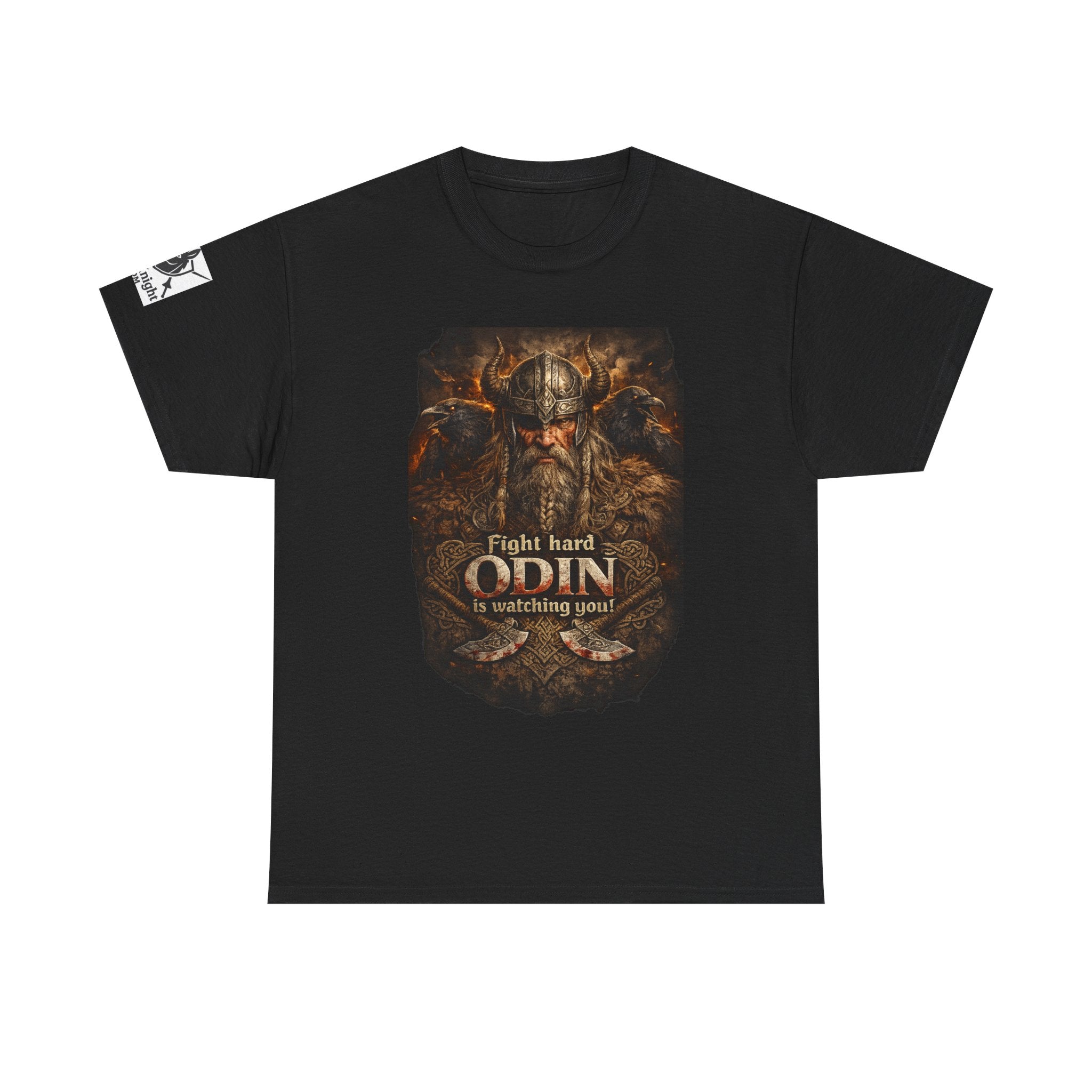 Viking shirt -Fight Hard Odin is watching you! — Funny Knight Tee