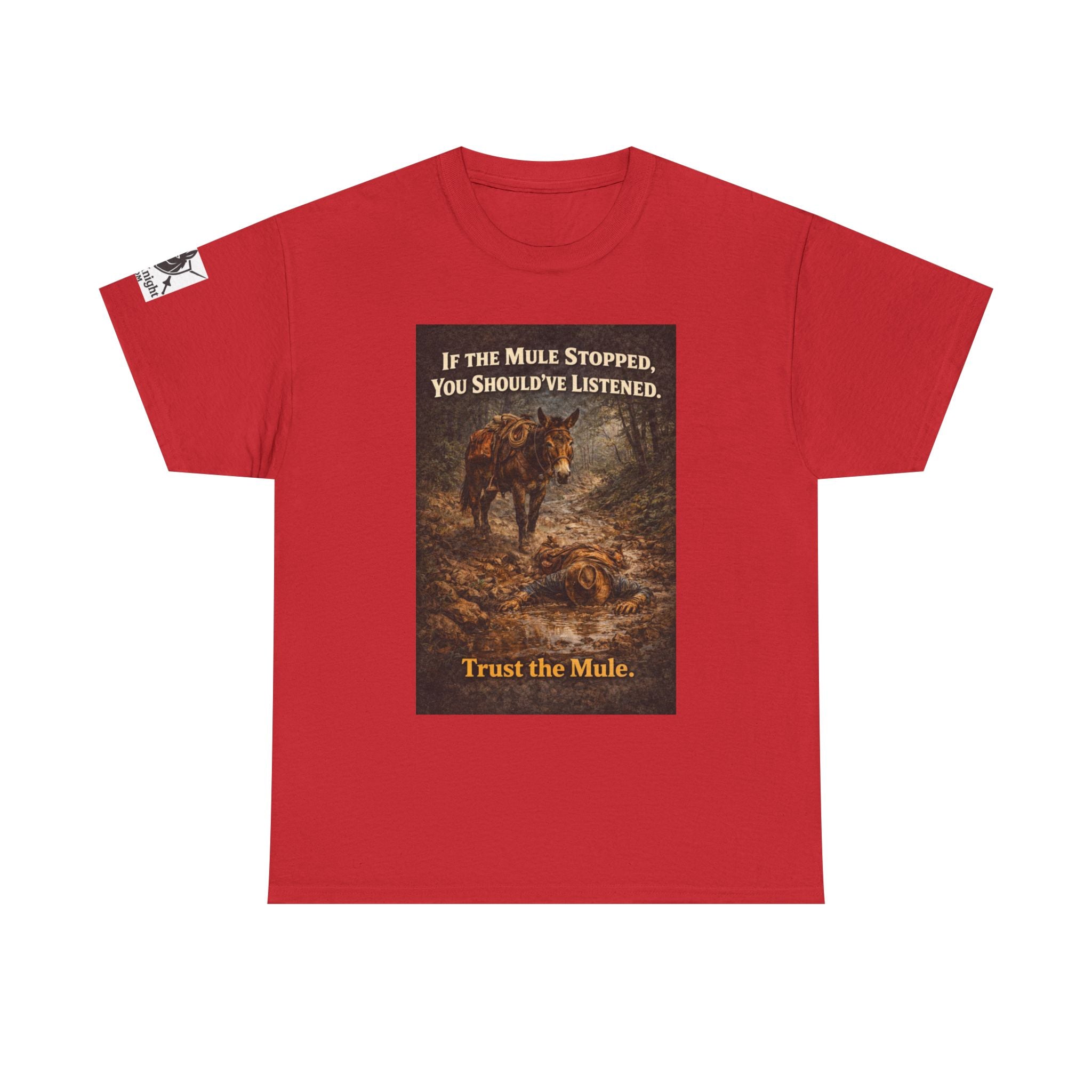 Trust the Mule Vintage Graphic Tee — "If the Mule Stopped, You Should've Listened"
