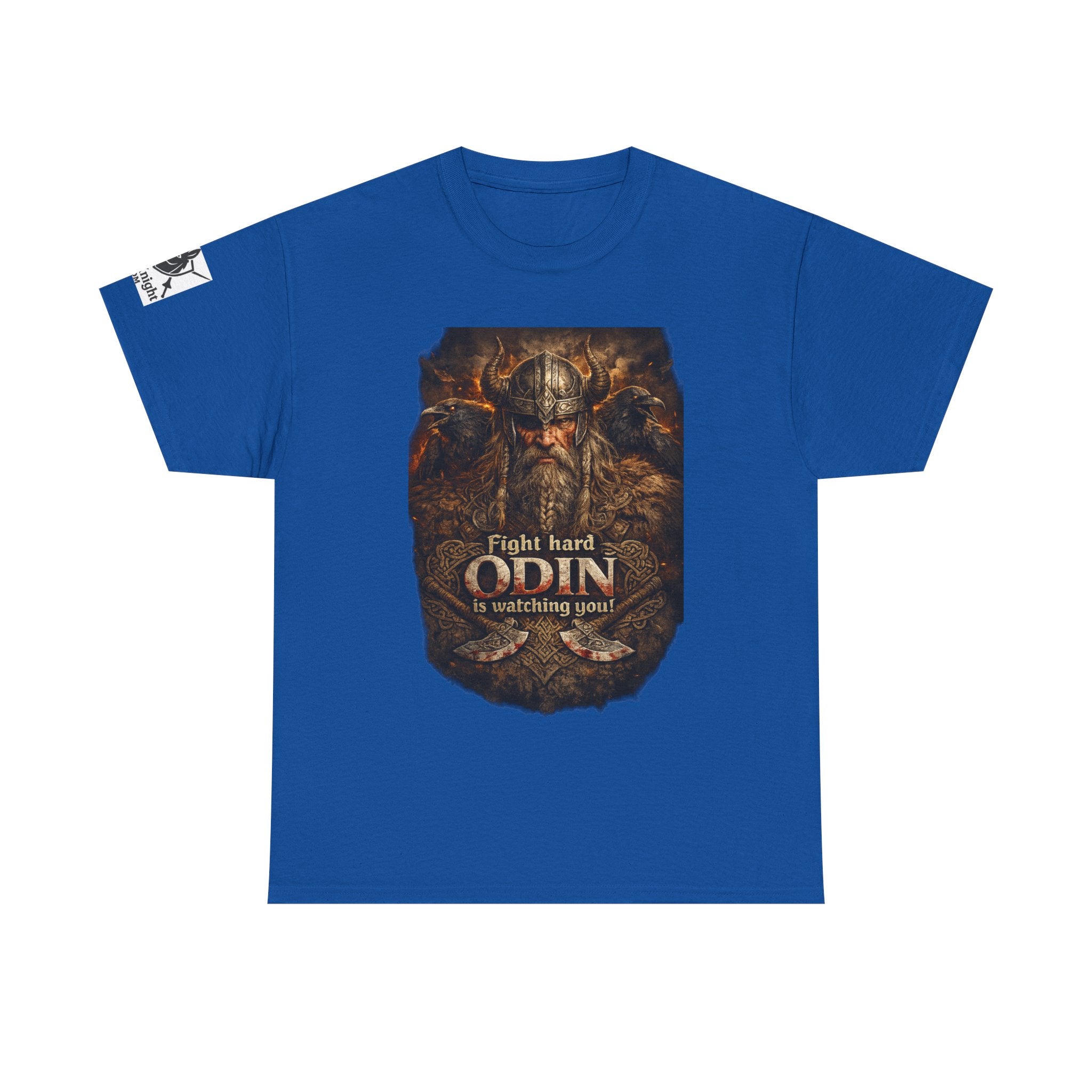 Viking shirt -Fight Hard Odin is watching you! — Funny Knight Tee
