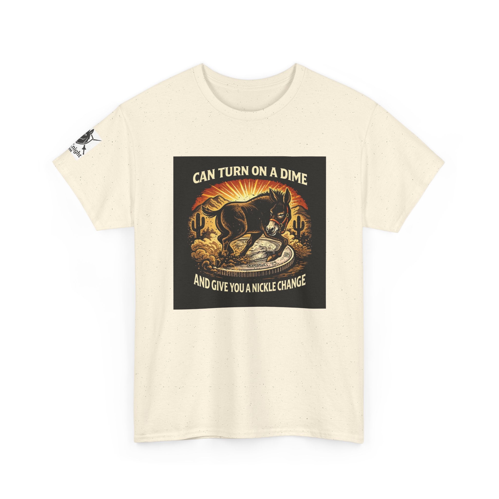 Mule Rider Retro Graphic Tee - "Can Turn on a Dime and Give You a Nickel Change"