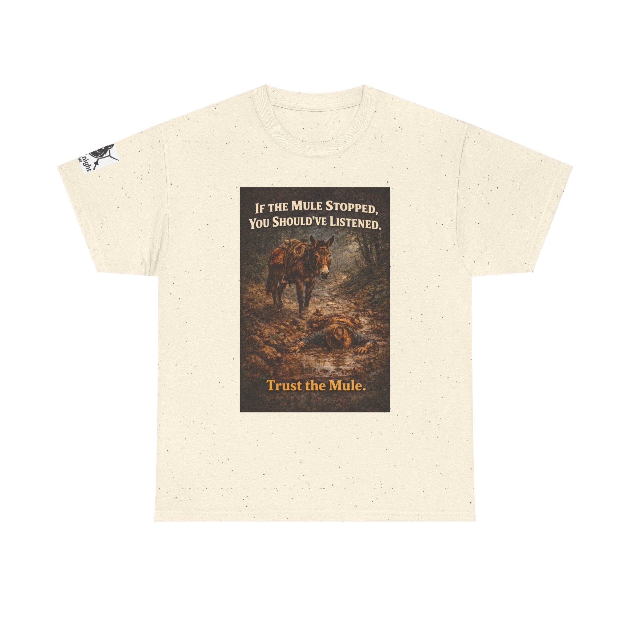 Trust the Mule Vintage Graphic Tee — "If the Mule Stopped, You Should've Listened"