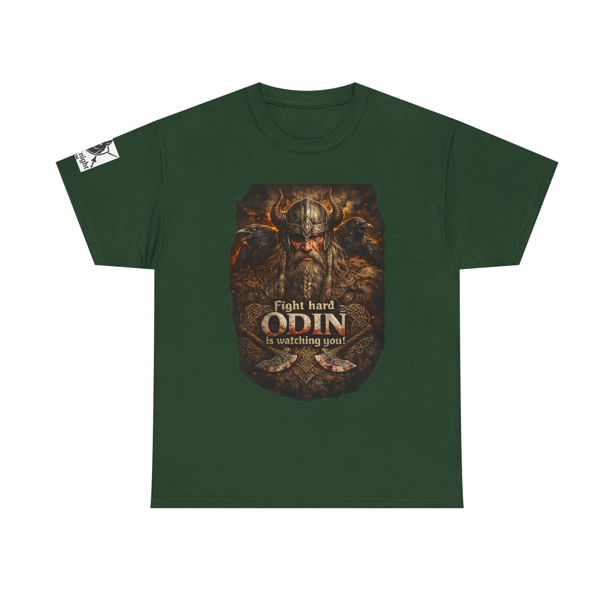 Viking shirt -Fight Hard Odin is watching you! — Funny Knight Tee