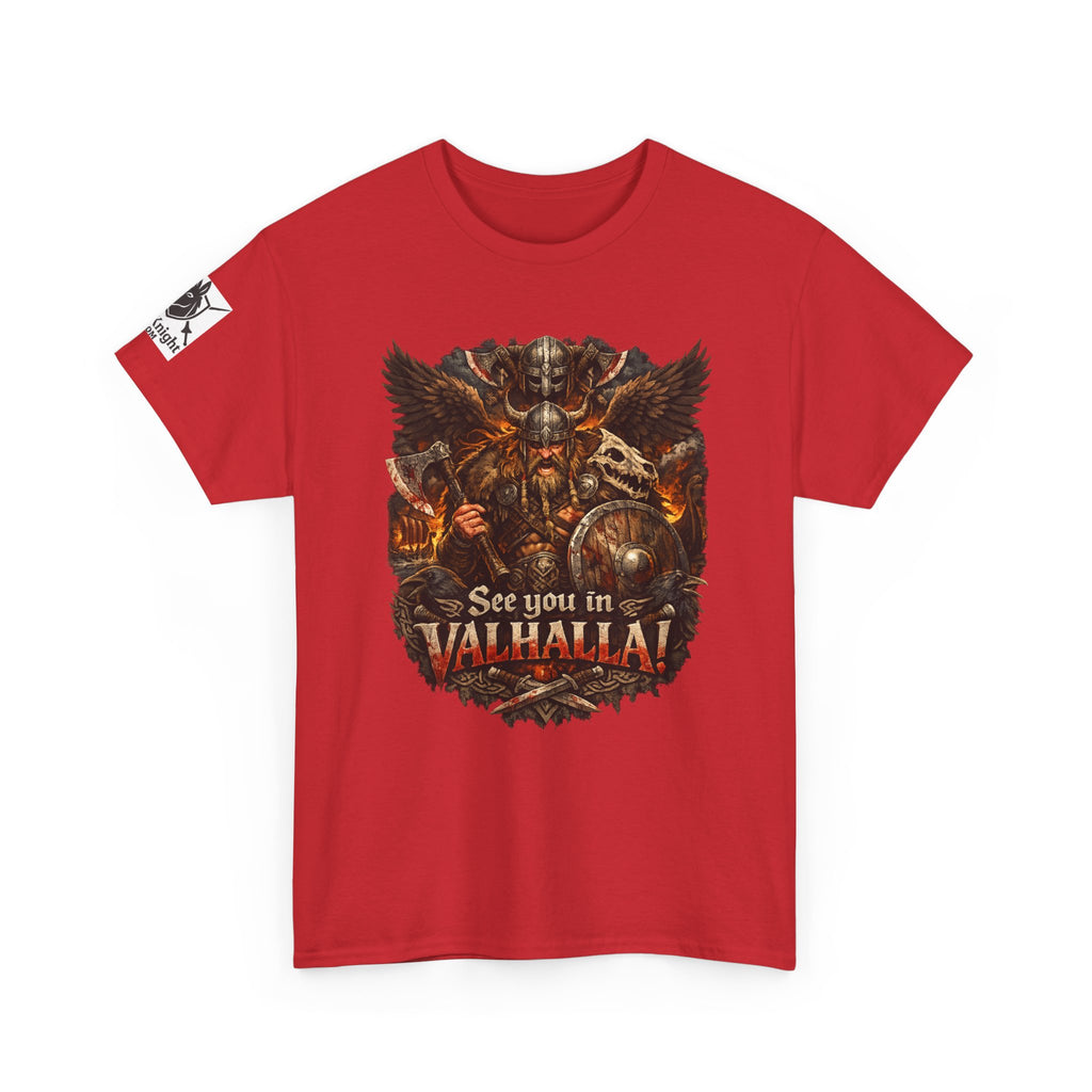Viking shirt See you in Valhalla — Funny Knight Tee