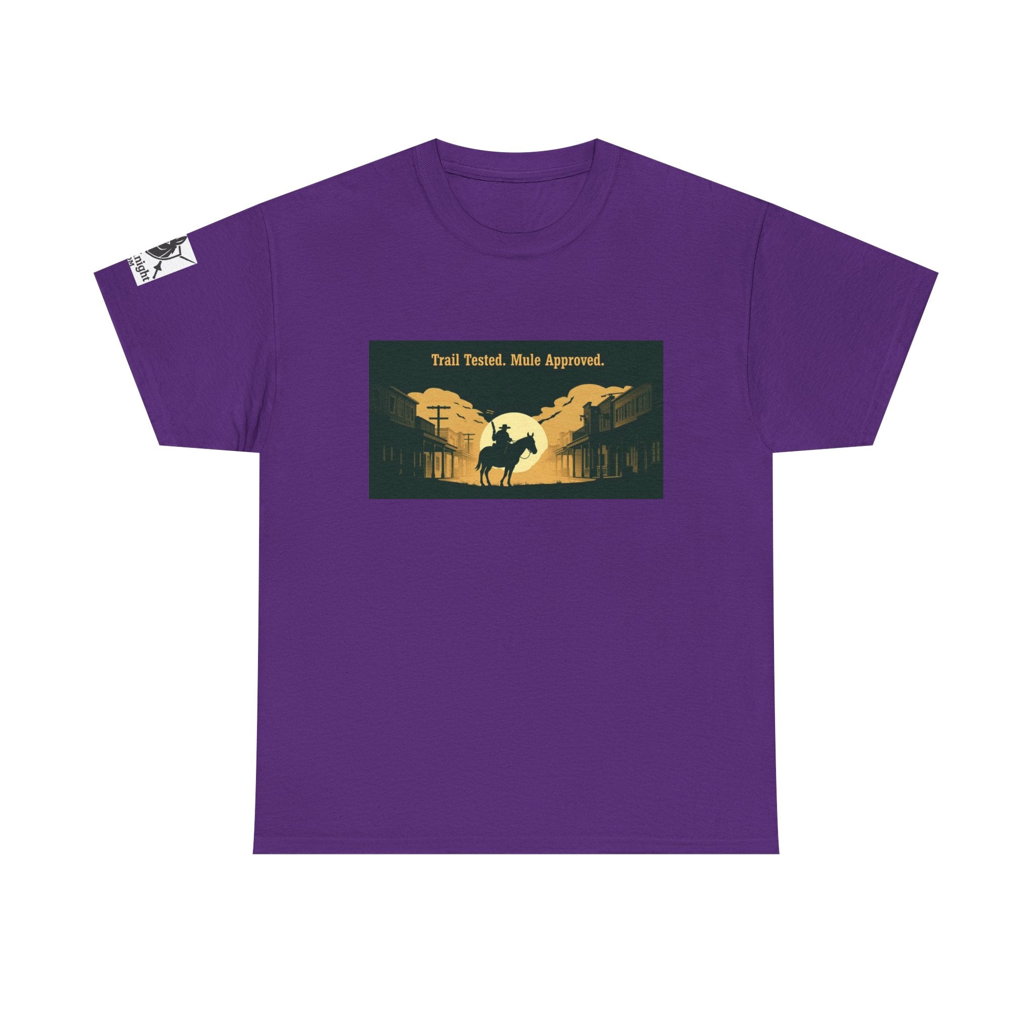 Western Rodeo T-Shirt — 'Trail Tested, Mule Approved' Vintage Cowboy Tee