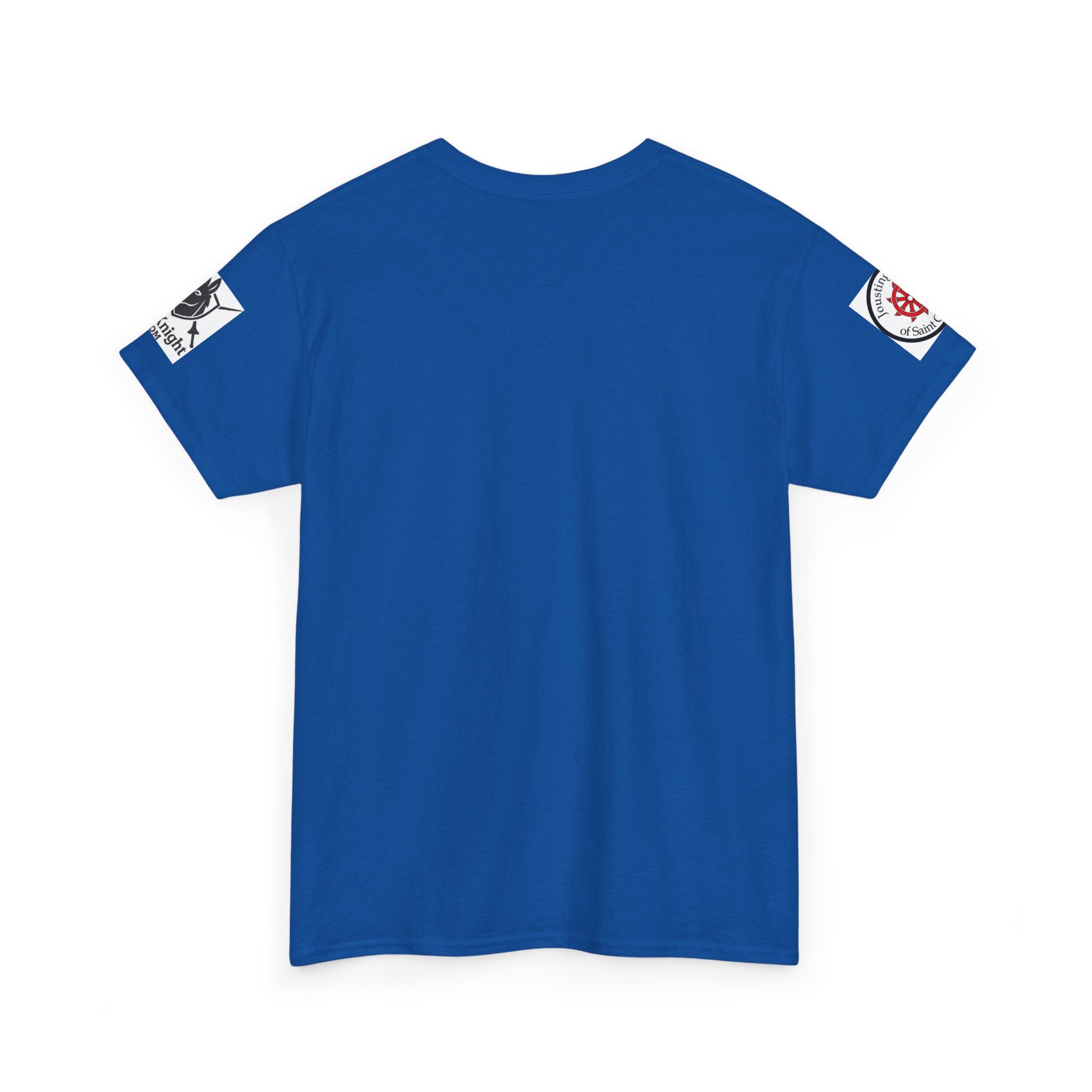 Saint Catherine Jousting Order  Tee — Vintage Stained Glass Saint/Jousting T‑Shirt