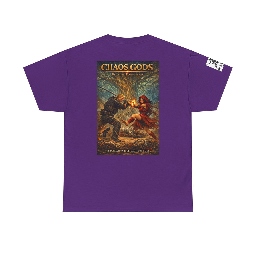 TShirt - Pandora Book Cover Art and on back depicts Chaos Gods Cover