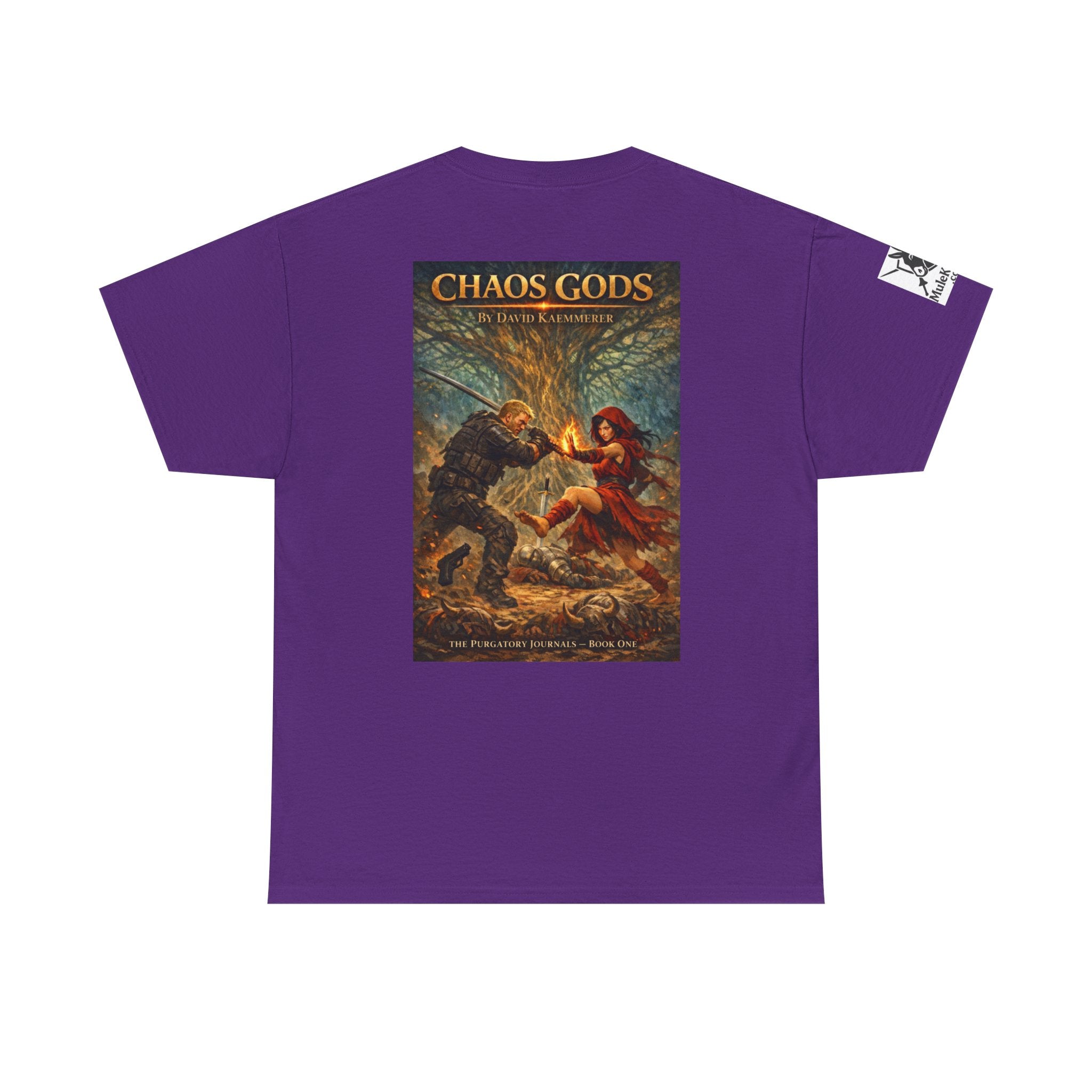 TShirt - Pandora Book Cover Art and on back depicts Chaos Gods Cover