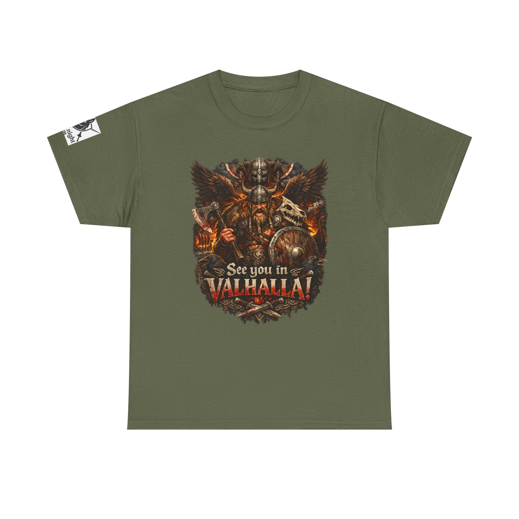 Viking shirt See you in Valhalla — Funny Knight Tee