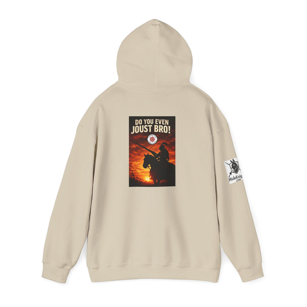 Jousting Hoodie — "Do You Even Joust Bro?" Medieval Tournament Sweatshirt